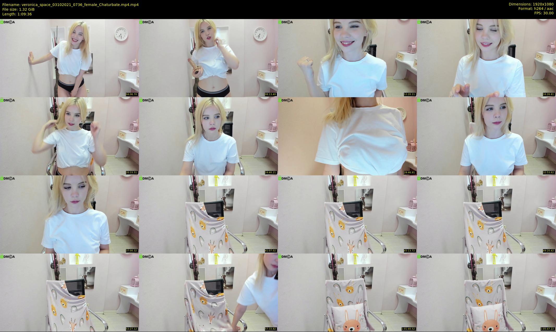 veronica_space — 70 minute Chaturbate female cam show recording, 1080p, Oct 3, 2021