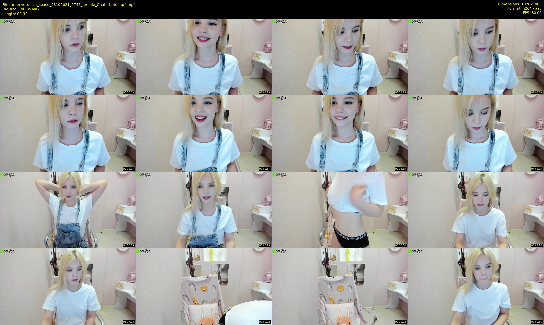 veronica_space — 9 minute Chaturbate female cam show recording, 1080p, Oct 3, 2021