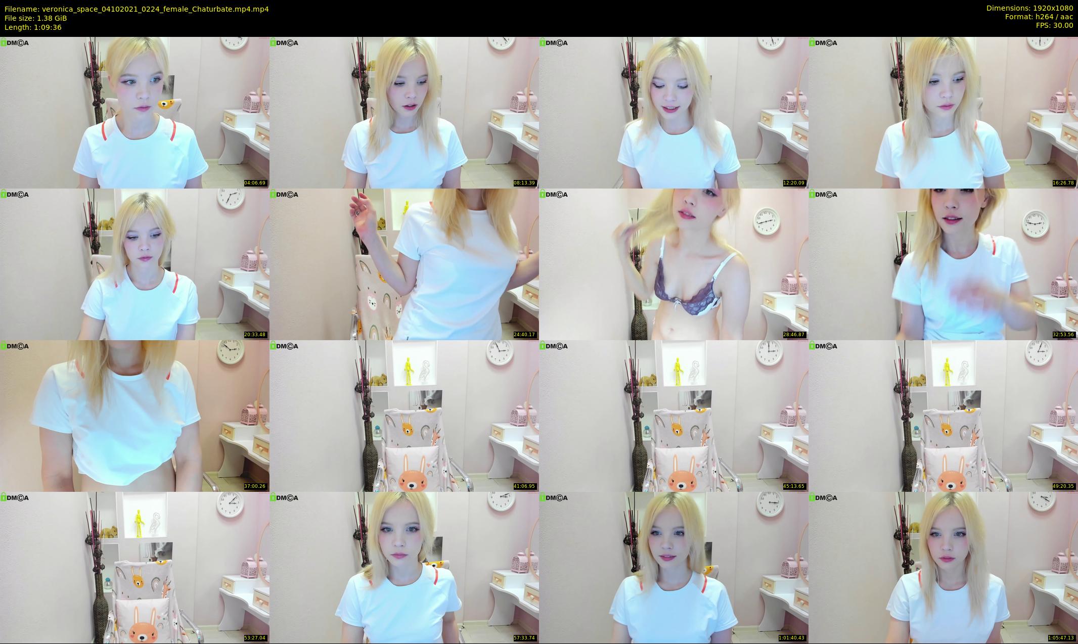veronica_space — 70 minute Chaturbate female cam show recording, 1080p, Oct 4, 2021