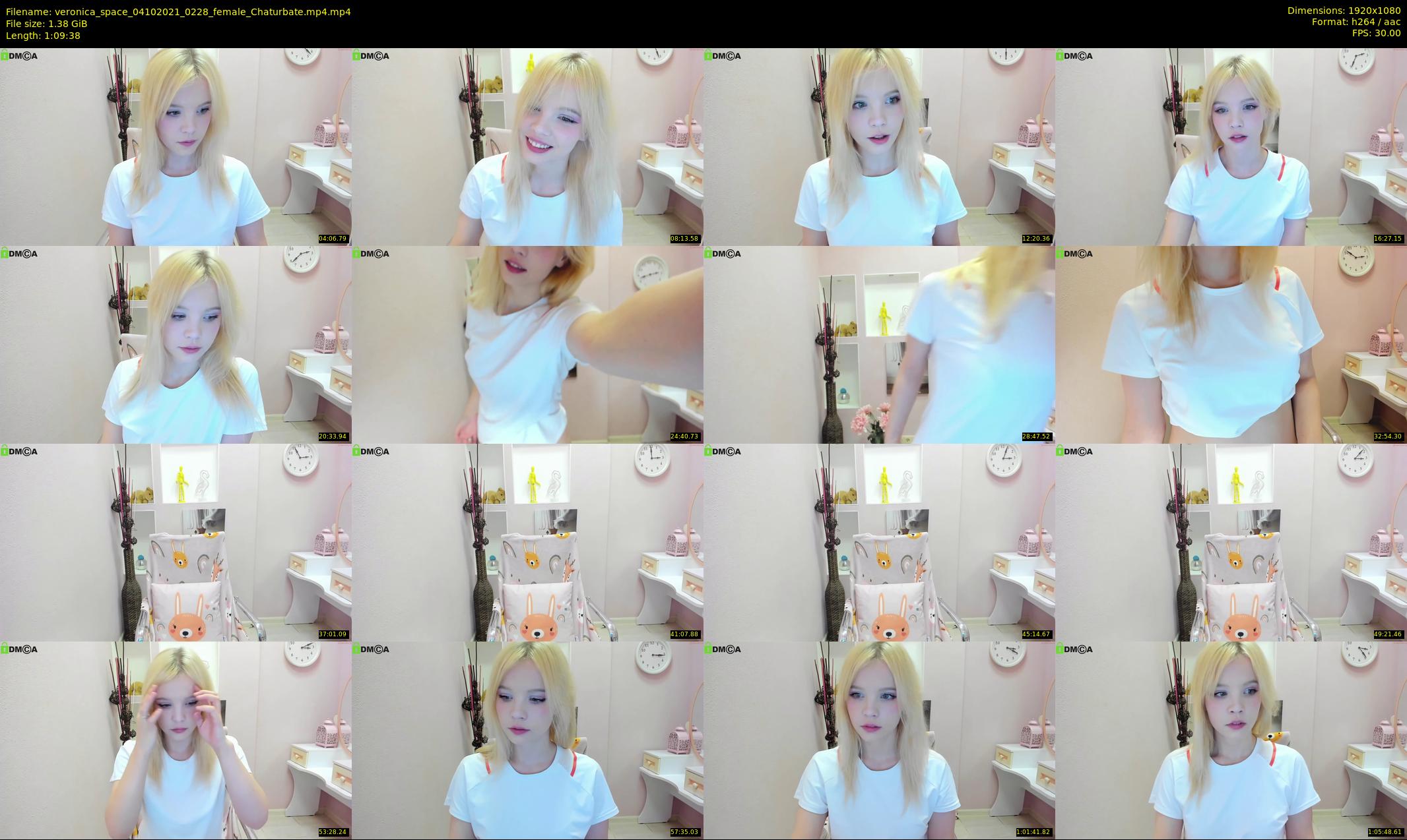 veronica_space — 70 minute Chaturbate female cam show recording, 1080p, Oct 4, 2021