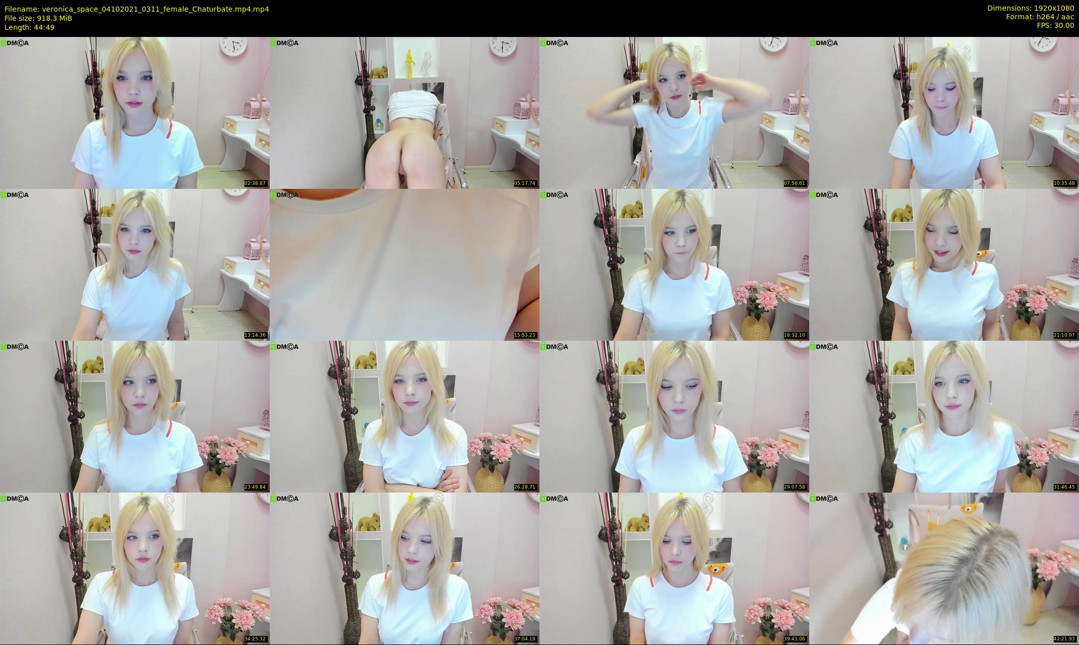 veronica_space — 45 minute Chaturbate female cam show recording, 1080p, Oct 4, 2021