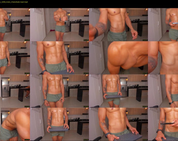 aaronmagnum — 45 minute Chaturbate male cam show recording, 720p, Oct 4, 2021