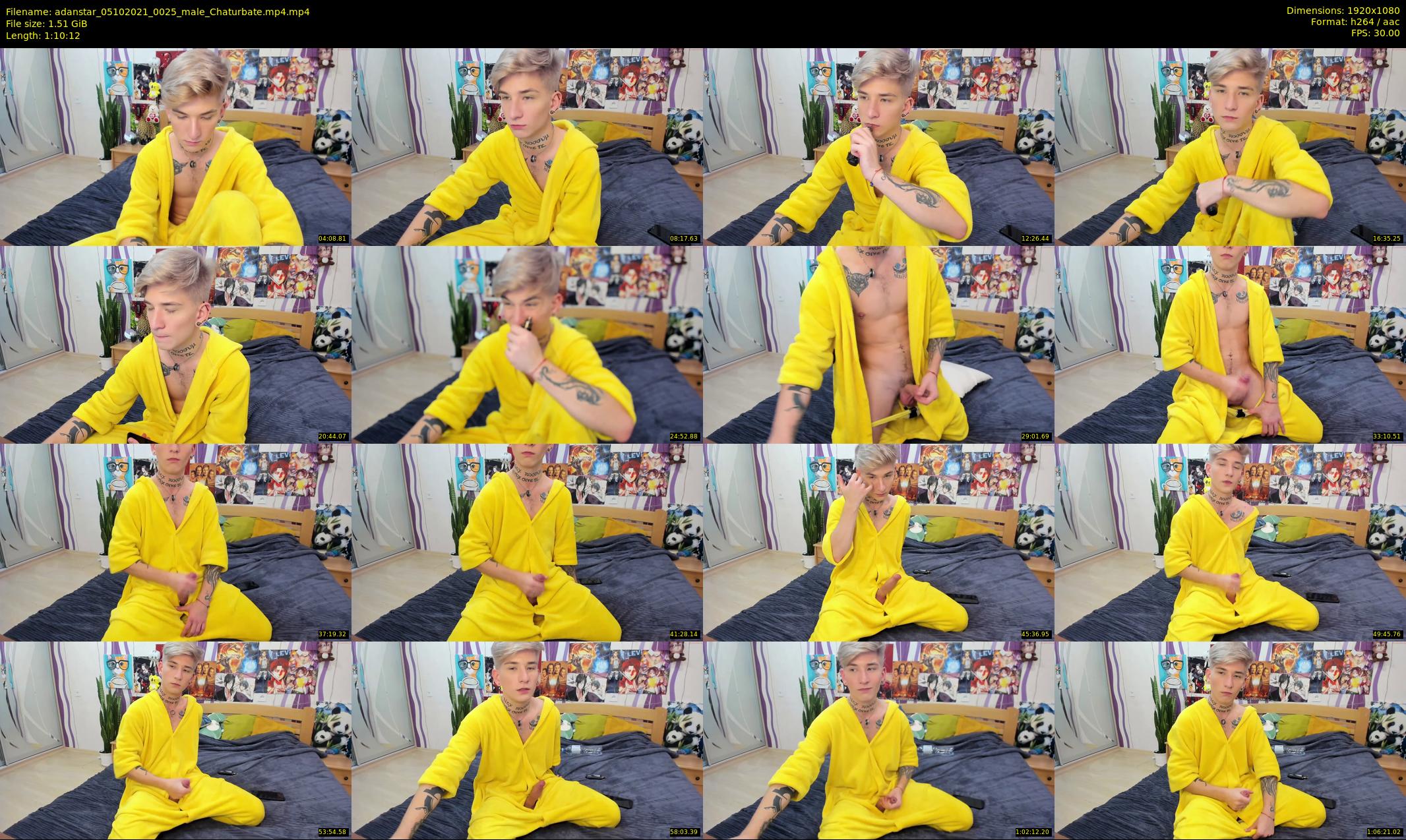 adanstar — 71 minute Chaturbate male cam show recording, 1080p, Oct 5, 2021