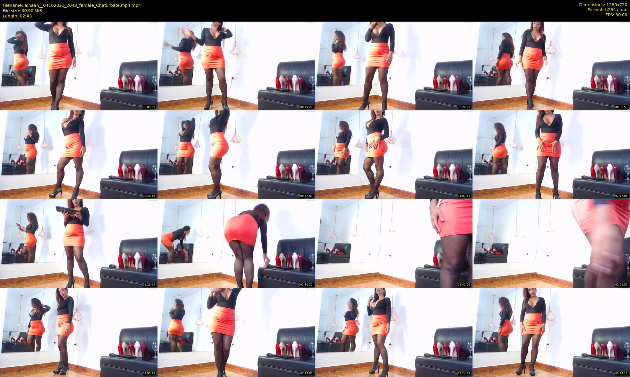 ainaah_ — 3 minute Chaturbate female cam show recording, 720p, Oct 4, 2021