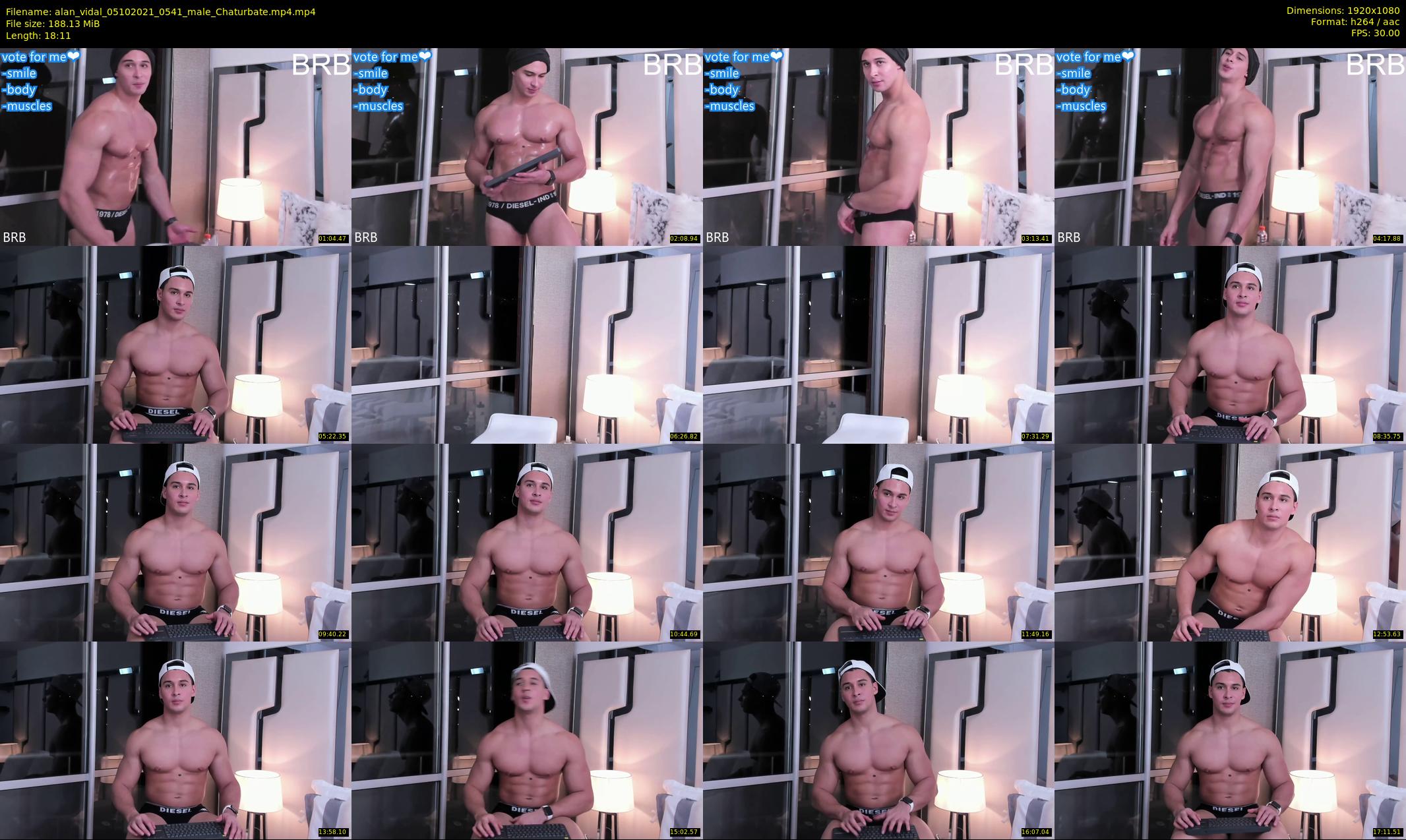 alan_vidal — 19 minute Chaturbate male cam show recording, 1080p, Oct 5, 2021