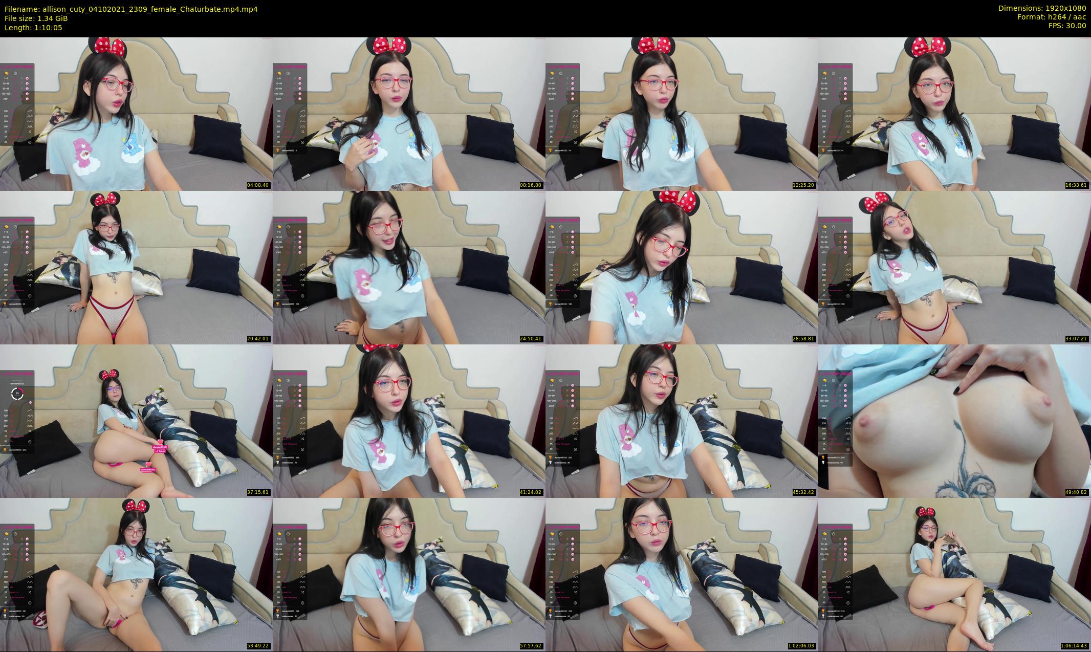 allison_cuty — 71 minute Chaturbate female cam show recording, 1080p, Oct 4, 2021