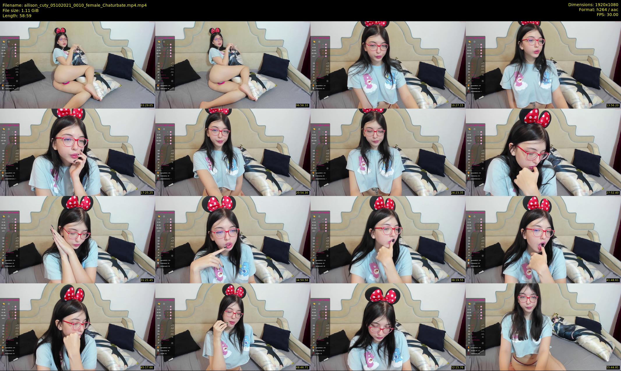 allison_cuty — 59 minute Chaturbate female cam show recording, 1080p, Oct 5, 2021