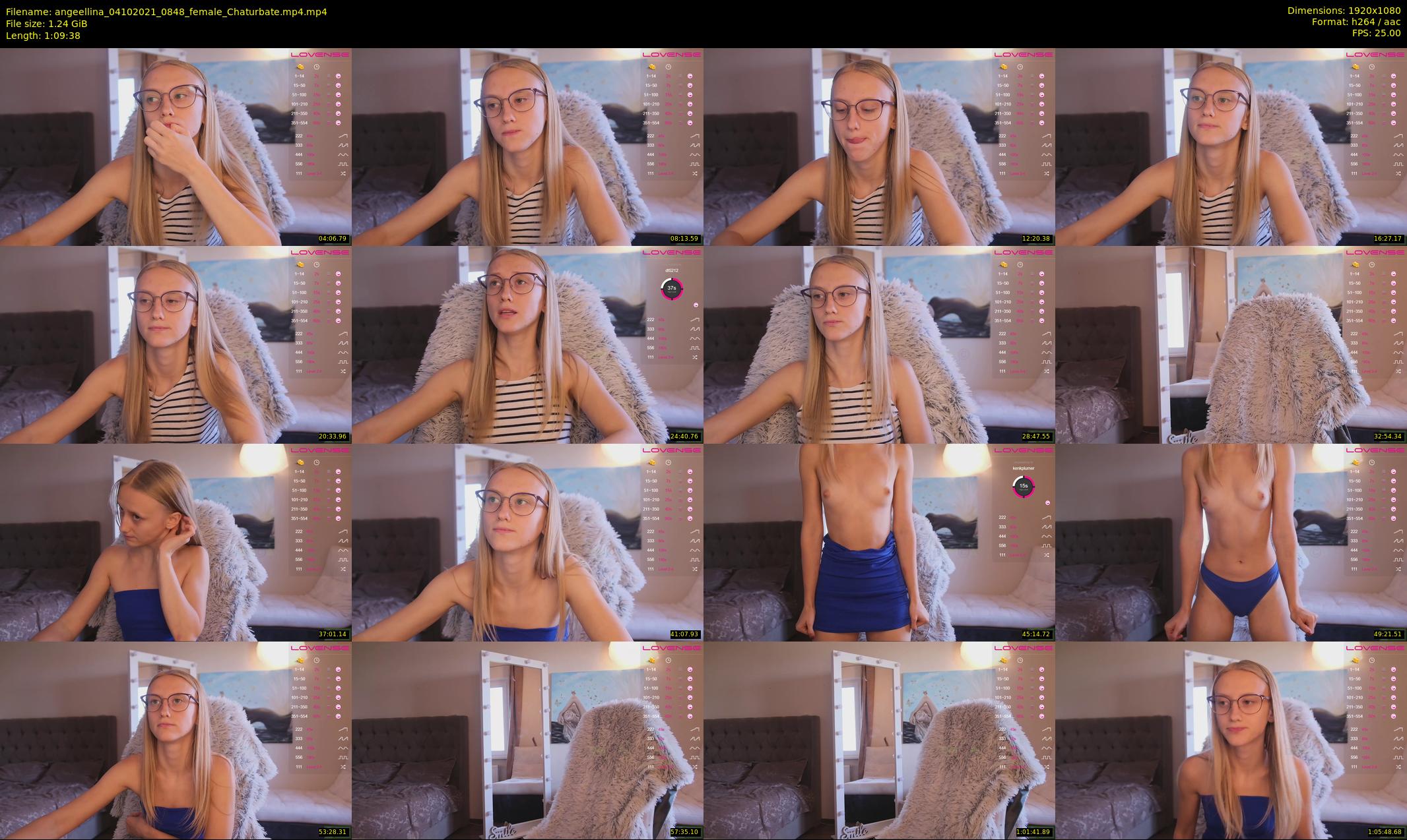 angeellina — 70 minute Chaturbate female cam show recording, 1080p, Oct 4, 2021