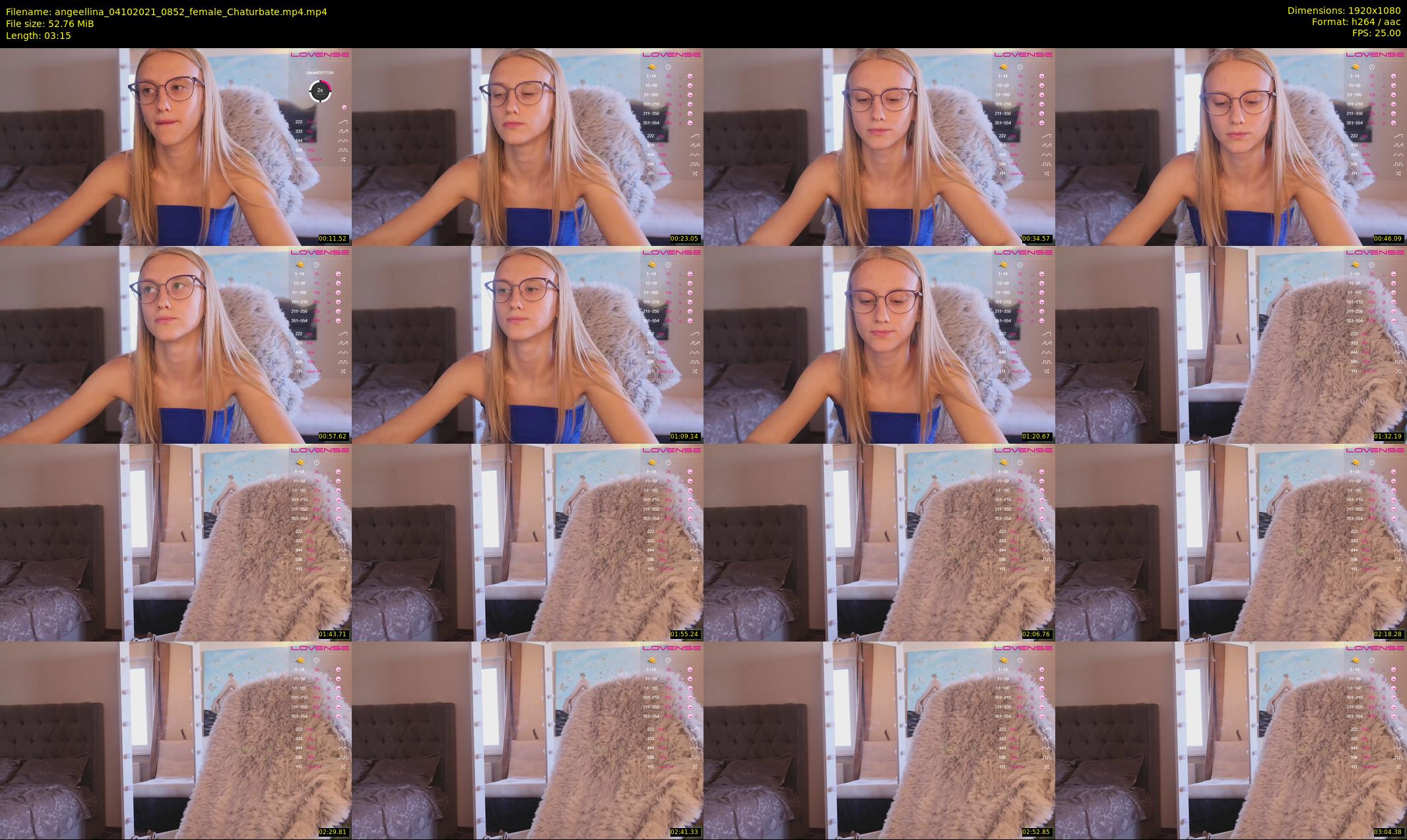 angeellina — 4 minute Chaturbate female cam show recording, 1080p, Oct 4, 2021
