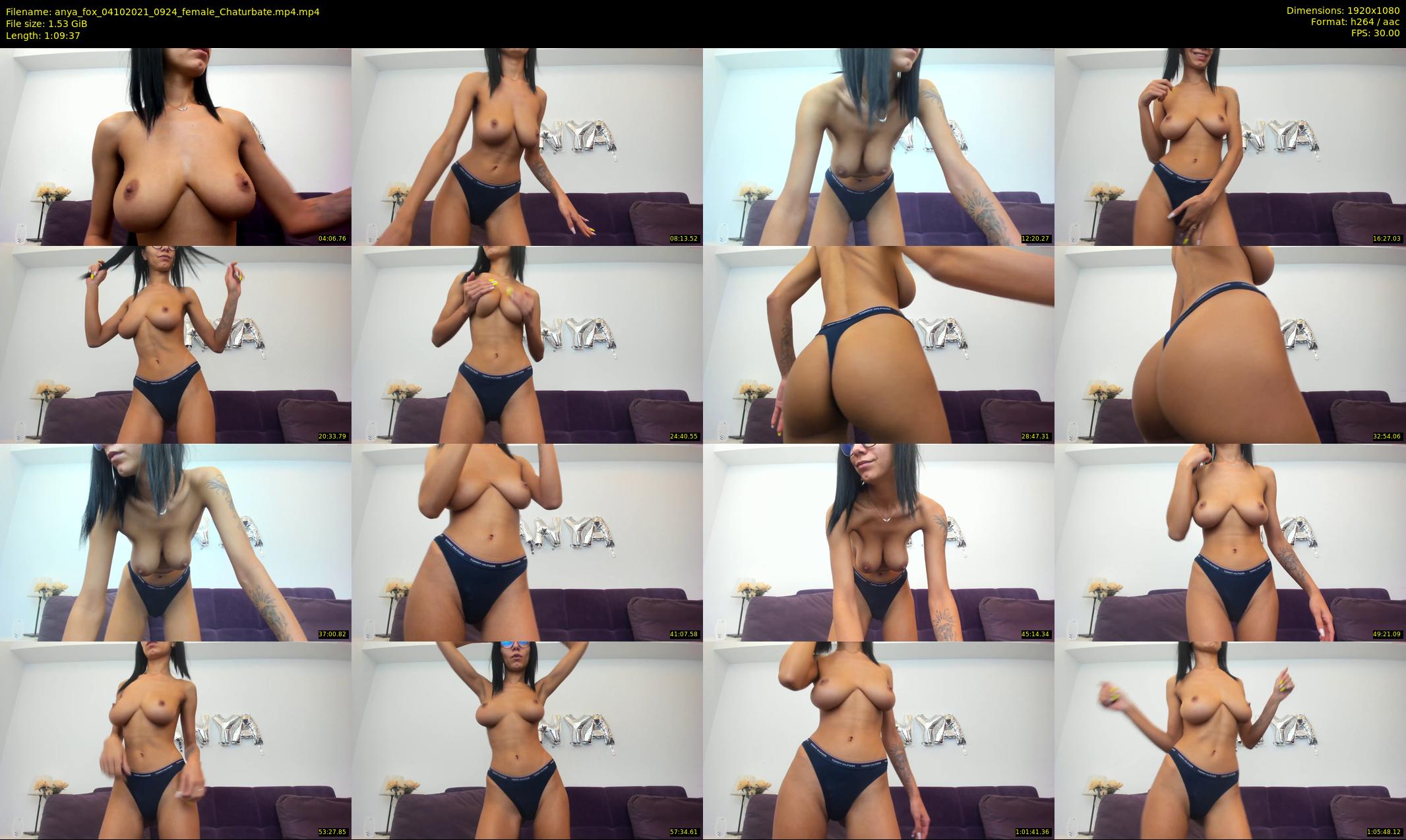 anya_fox — 70 minute Chaturbate female cam show recording, 1080p, Oct 4, 2021