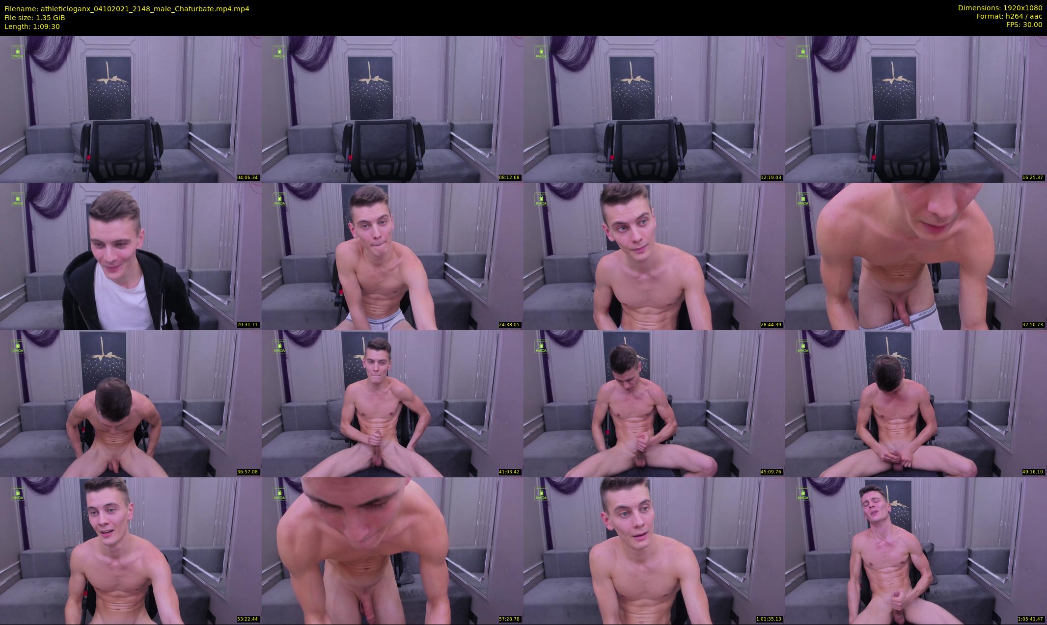 athleticloganx — 70 minute Chaturbate male cam show recording, 1080p, Oct 4, 2021