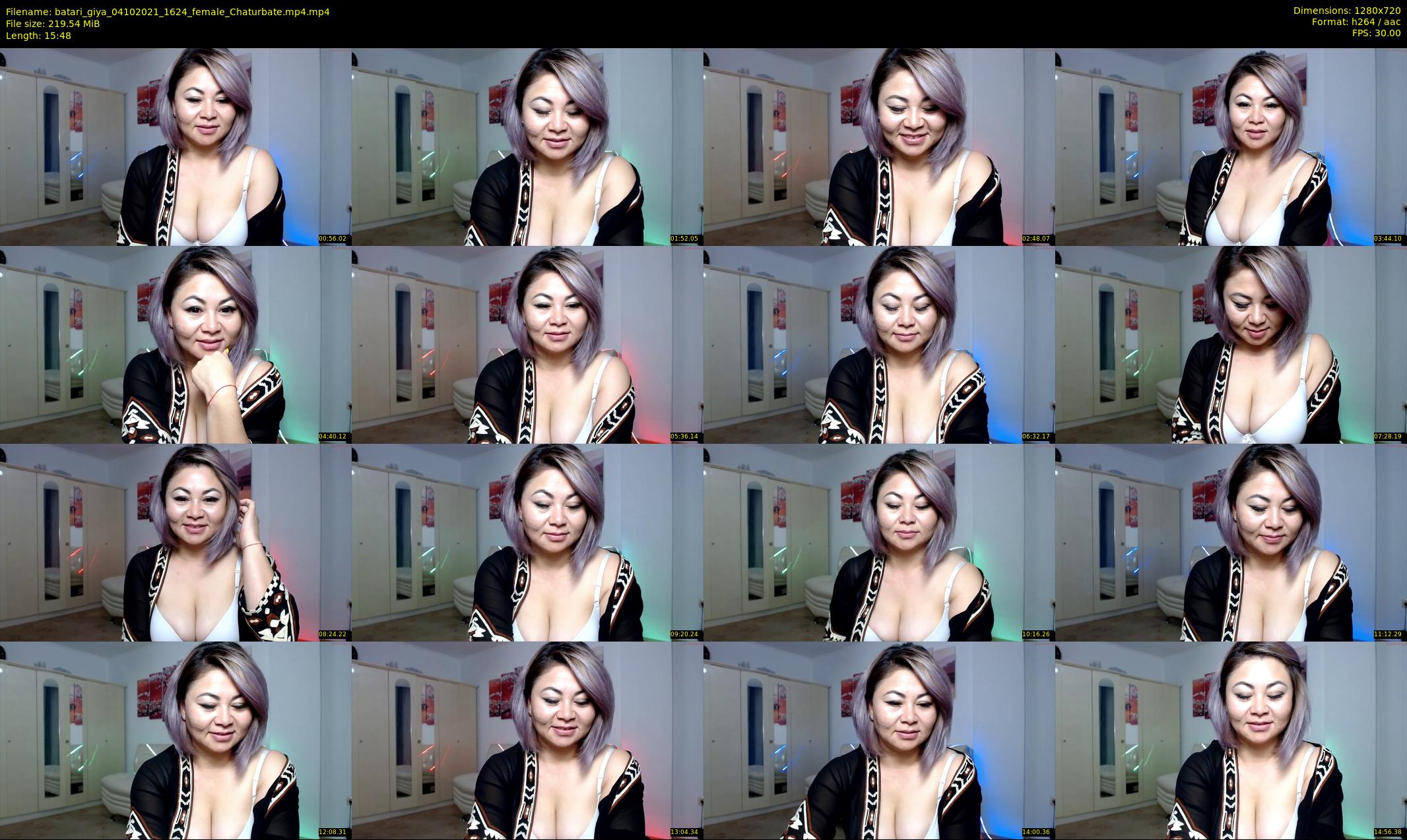 batari_giya — 16 minute Chaturbate female cam show recording, 720p, Oct 4, 2021