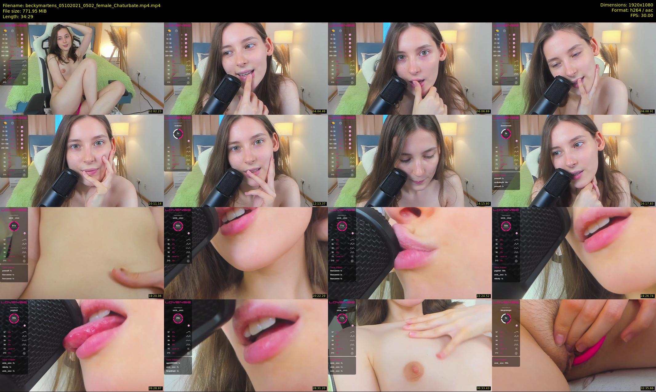 beckymartens — 35 minute Chaturbate female cam show recording, 1080p, Oct 5, 2021