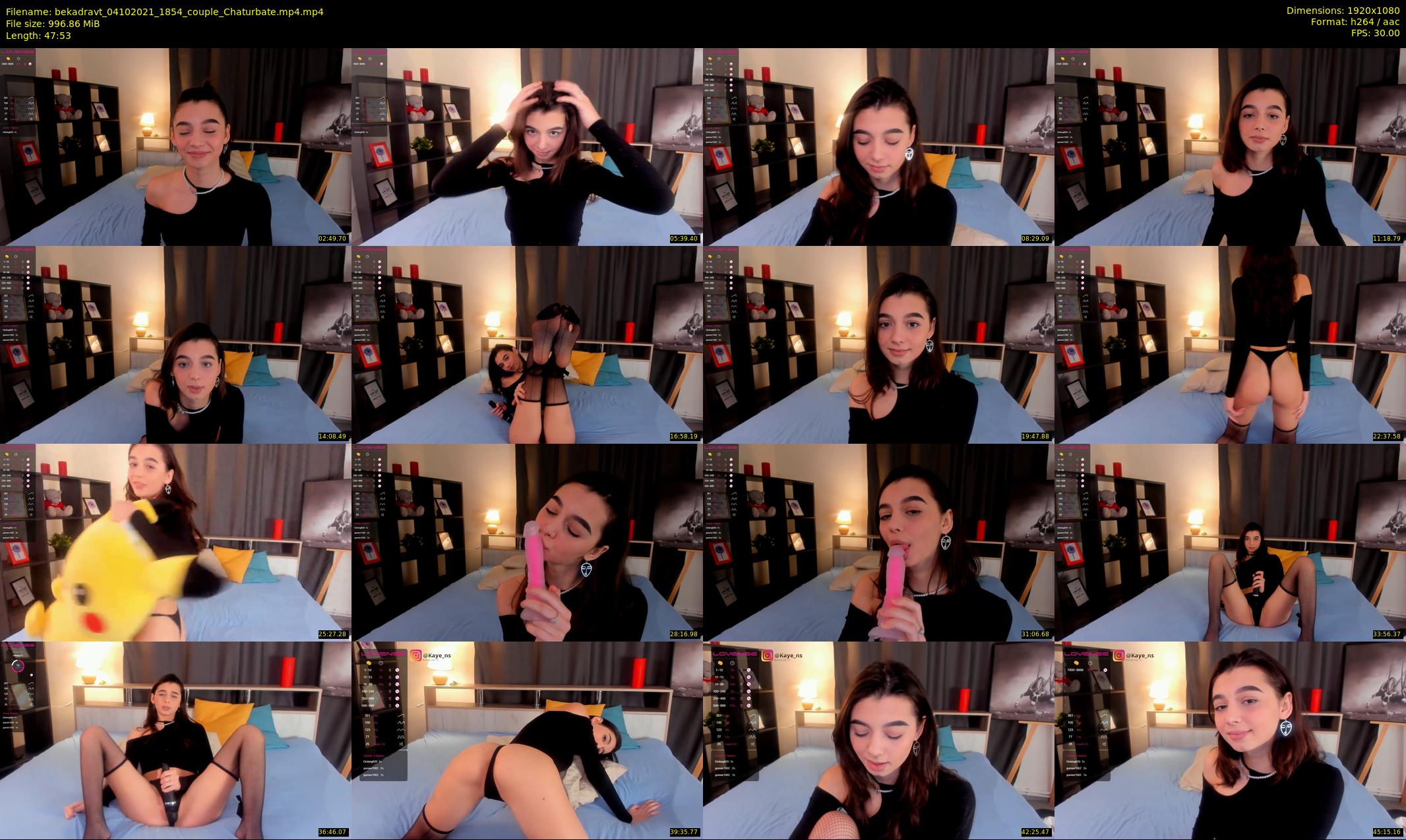 bekadravt — 48 minute Chaturbate couple cam show recording, 1080p, Oct 4, 2021