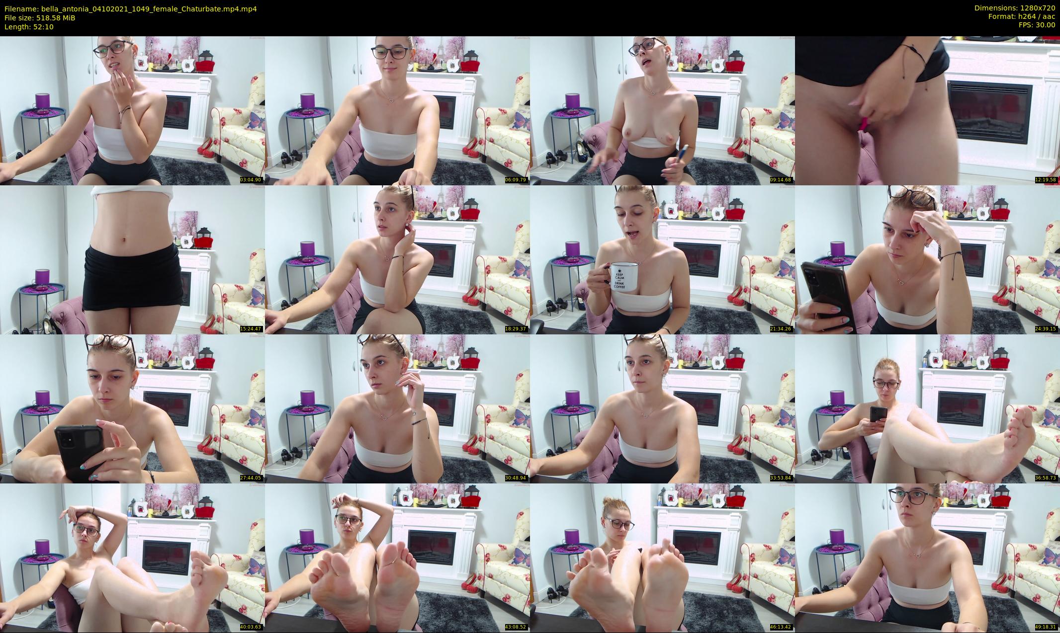 bella_antonia — 53 minute Chaturbate female cam show recording, 720p, Oct 4, 2021