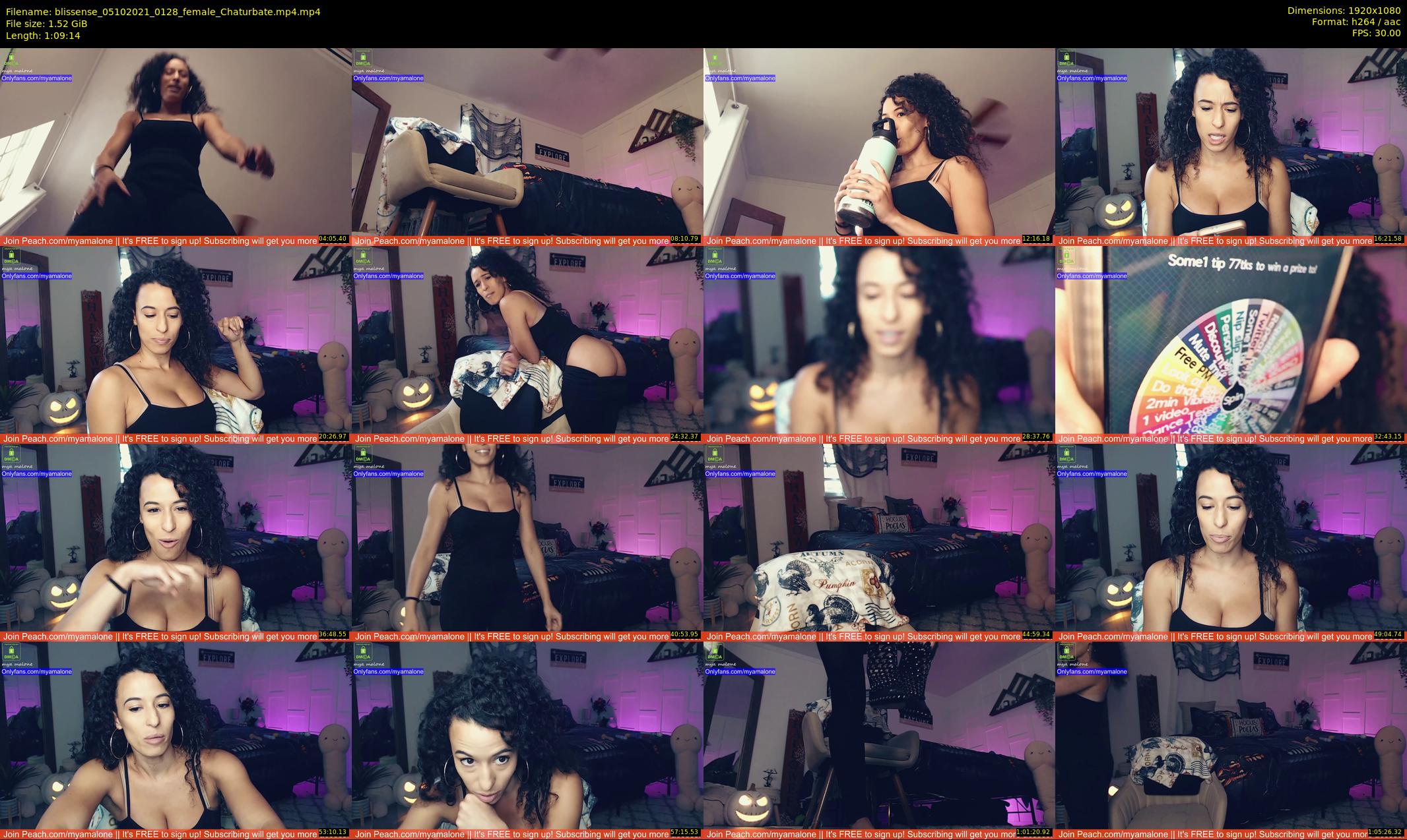 blissense — 70 minute Chaturbate female cam show recording, 1080p, Oct 5, 2021