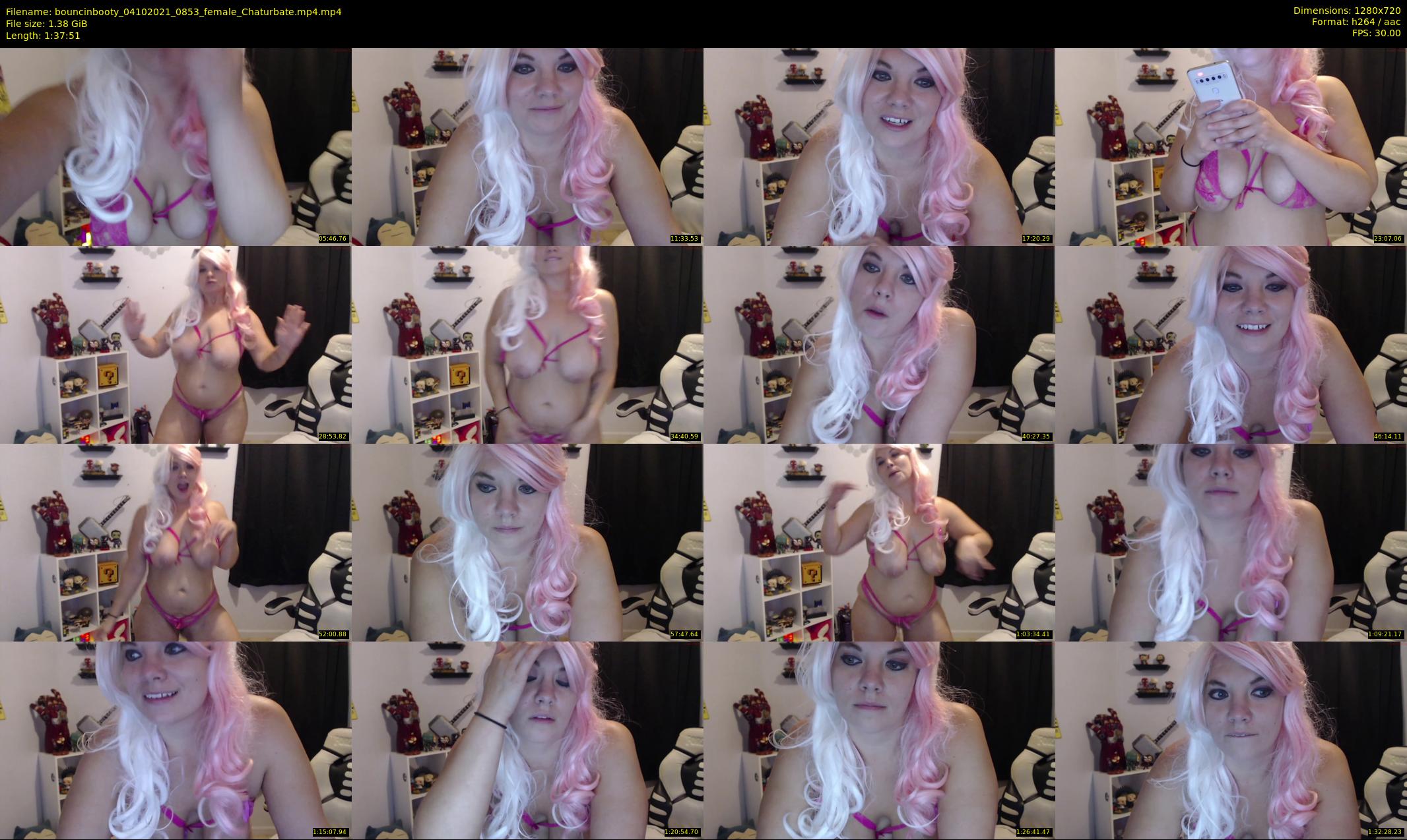 bouncinbooty — 98 minute Chaturbate female cam show recording, 720p, Oct 4, 2021