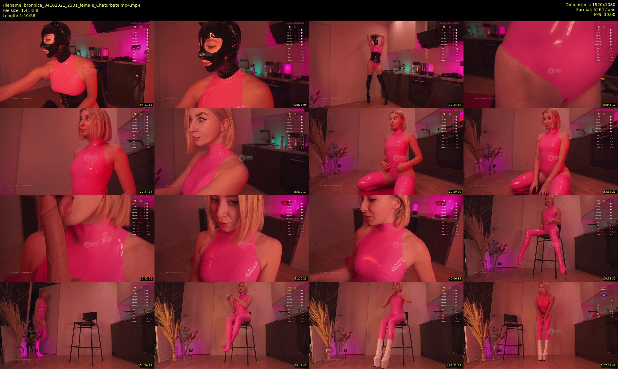 bronnica — 71 minute Chaturbate female cam show recording, 1080p, Oct 4, 2021