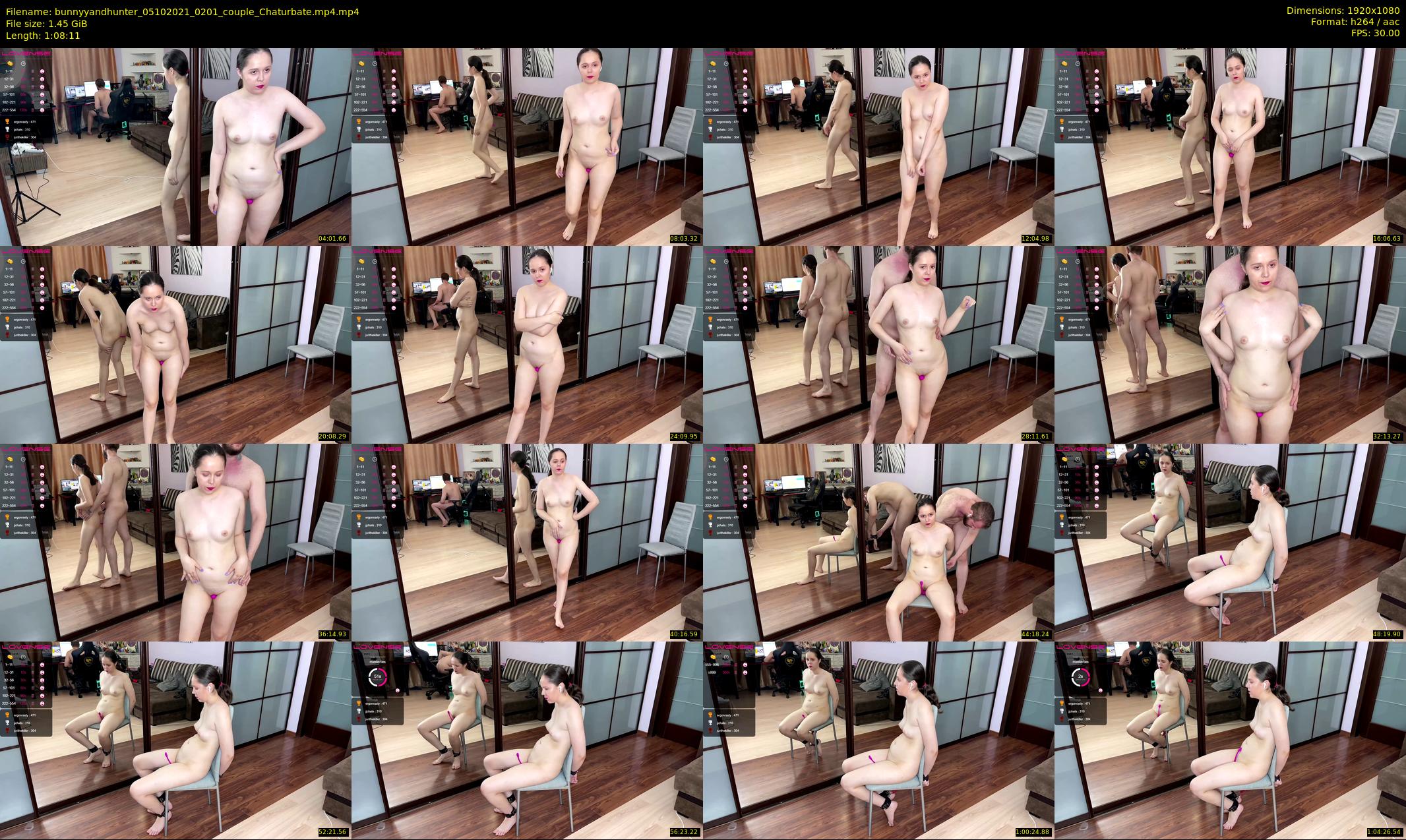 bunnyyandhunter — 69 minute Chaturbate couple cam show recording, 1080p, Oct 5, 2021
