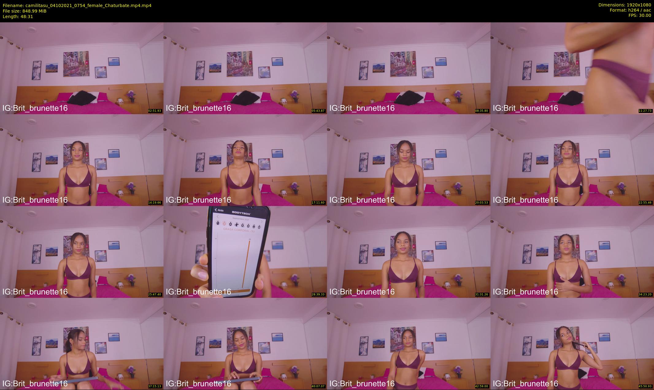 camilitasu — 49 minute Chaturbate female cam show recording, 1080p, Oct 4, 2021