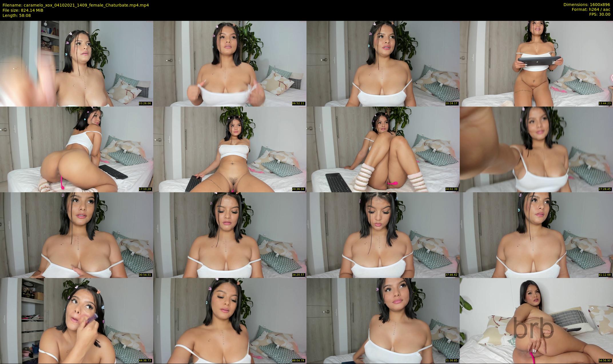 caramelo_xox — 59 minute Chaturbate female cam show recording, 720p, Oct 4, 2021