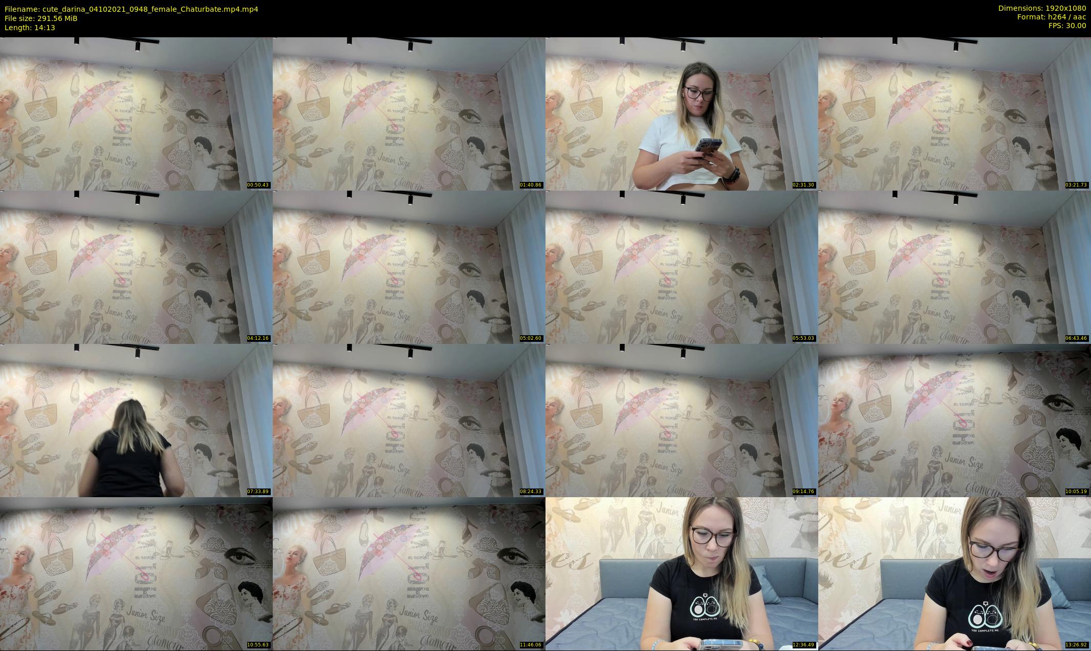 cute_darina — 15 minute Chaturbate female cam show recording, 1080p, Oct 4, 2021