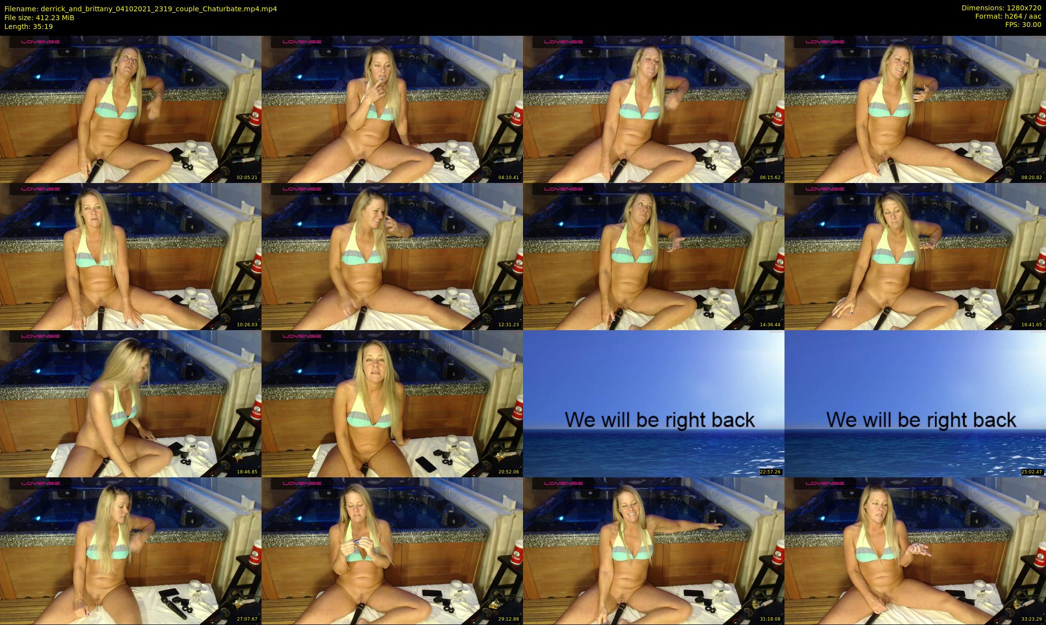 derrick_and_brittany — 36 minute Chaturbate couple cam show recording, 720p, Oct 4, 2021