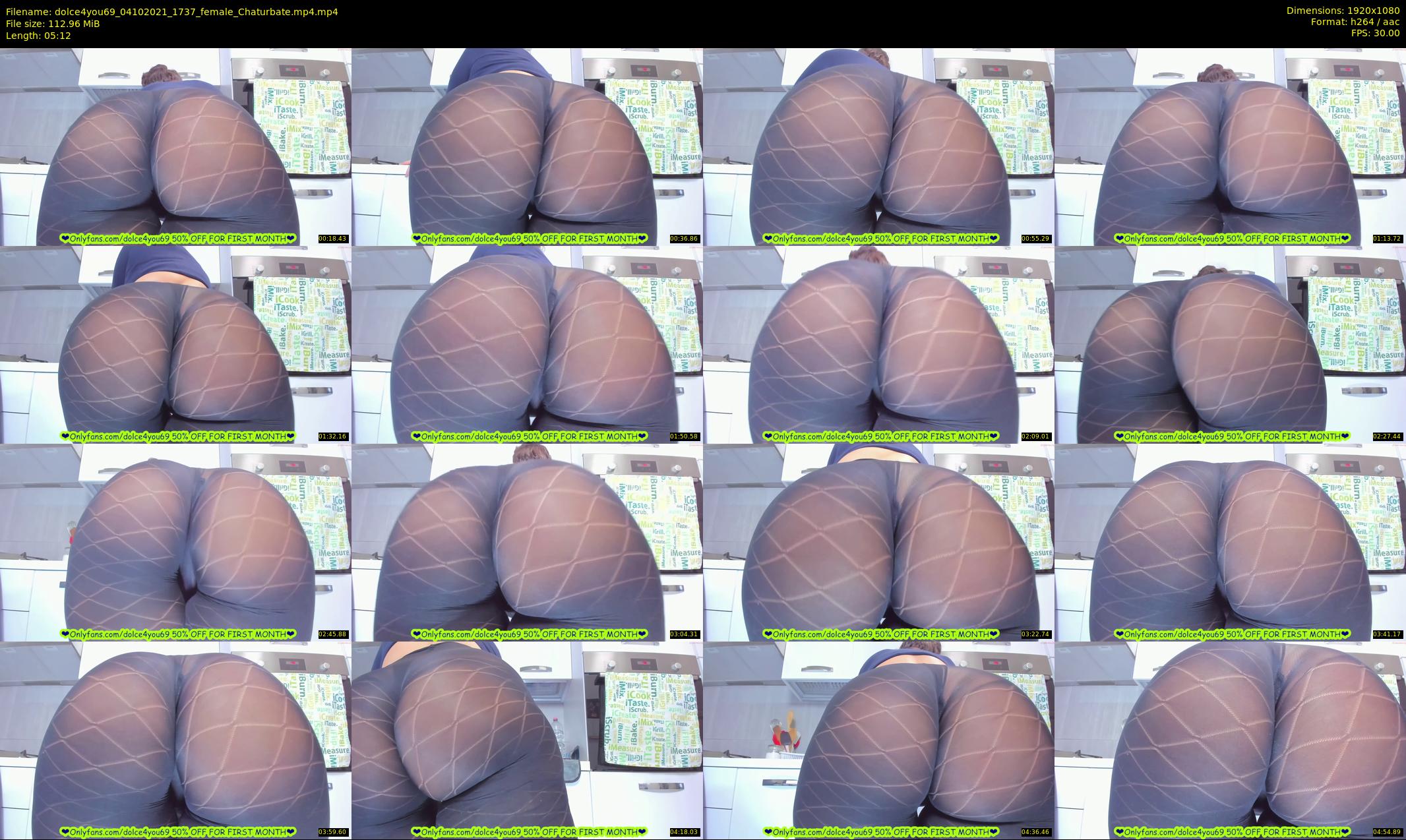 dolce4you69 — 6 minute Chaturbate female cam show recording, 1080p, Oct 4, 2021