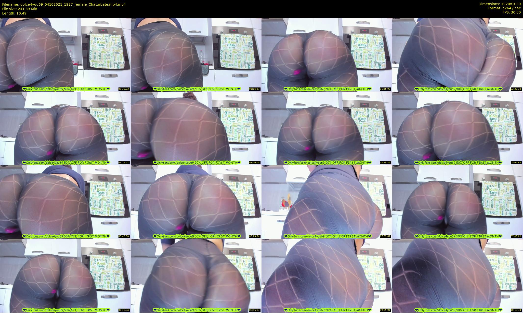dolce4you69 — 11 minute Chaturbate female cam show recording, 1080p, Oct 4, 2021