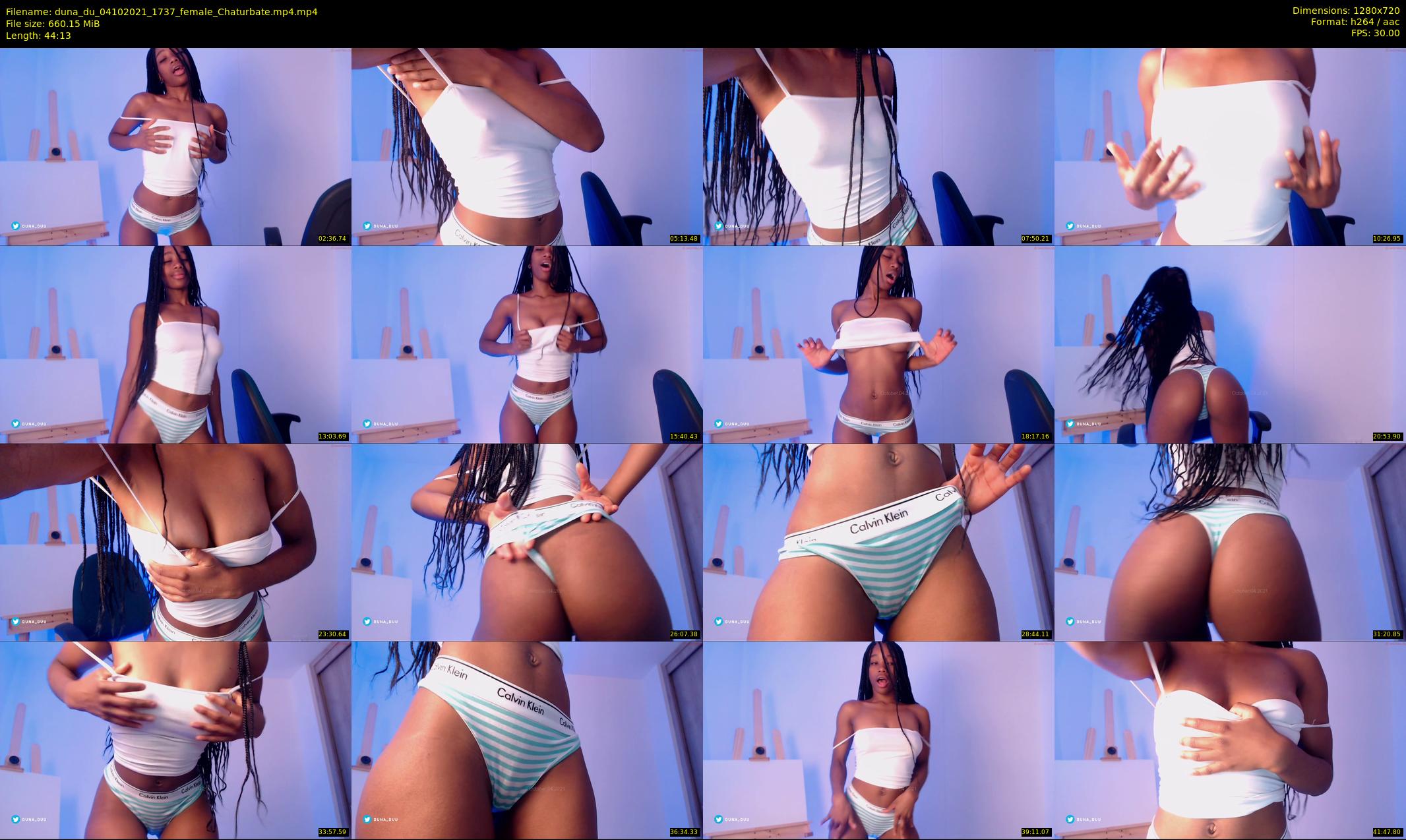 duna_du — 45 minute Chaturbate female cam show recording, 720p, Oct 4, 2021