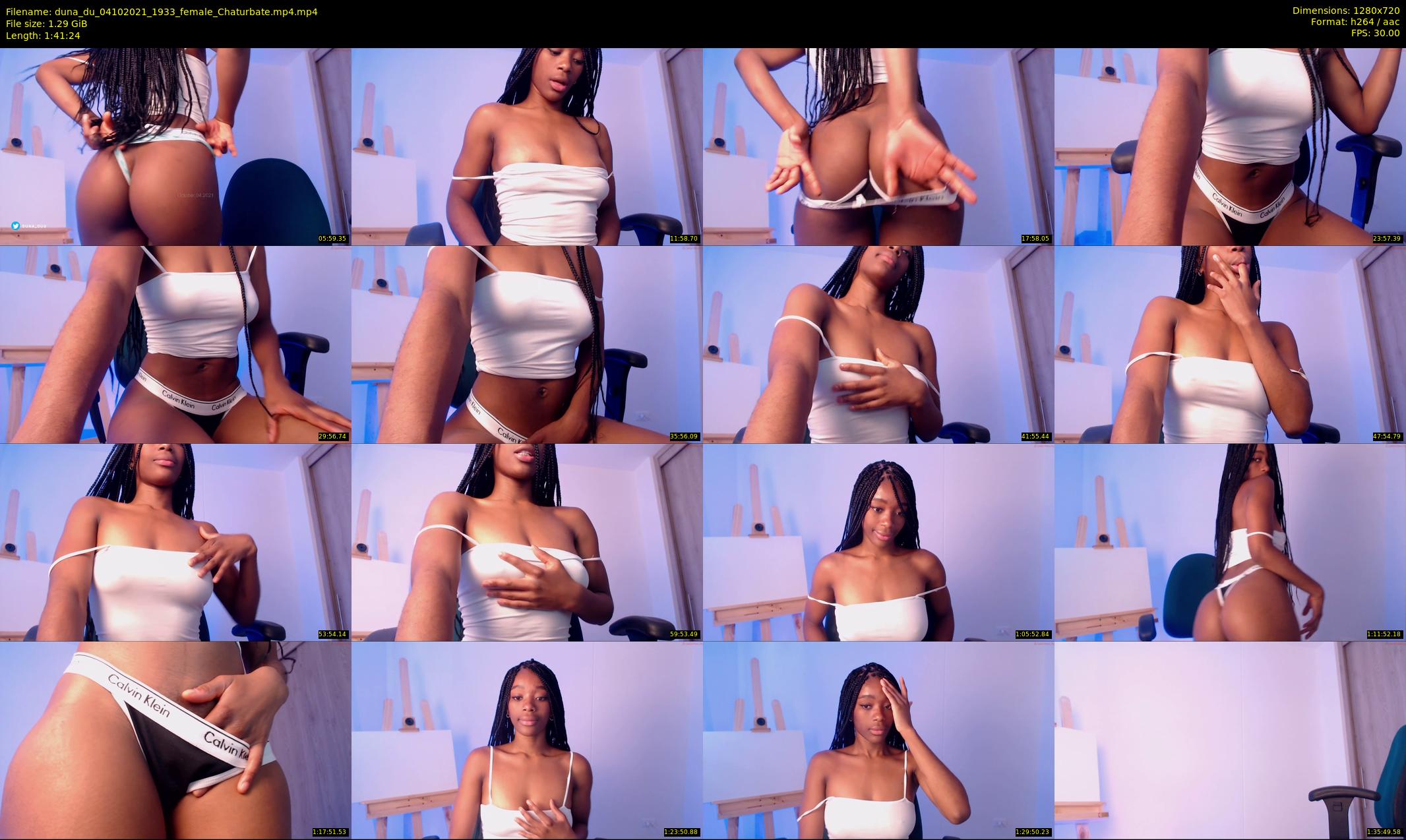 duna_du — 102 minute Chaturbate female cam show recording, 720p, Oct 4, 2021
