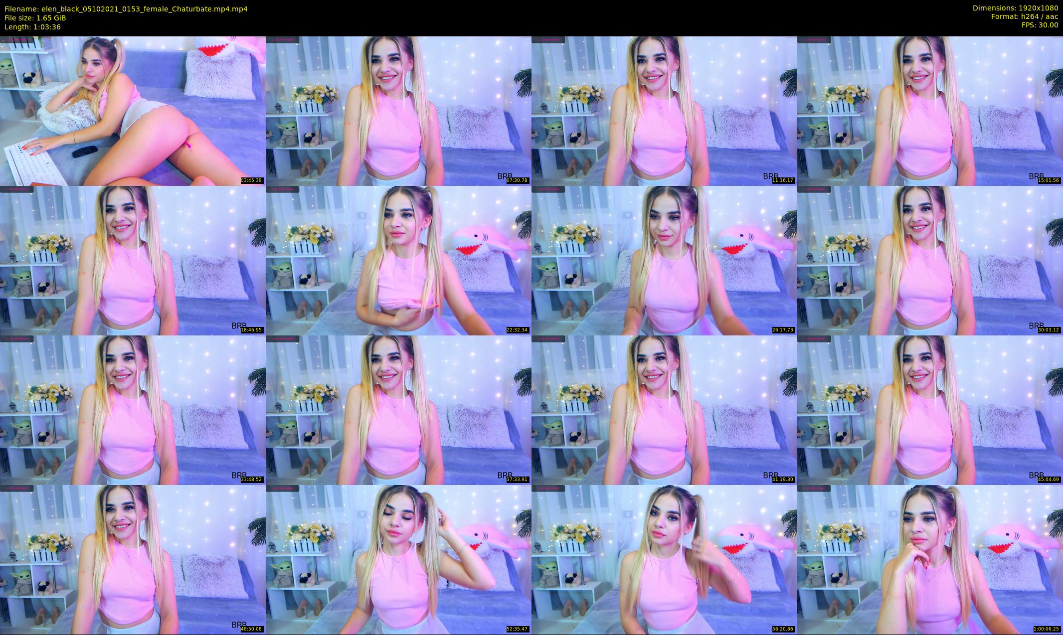 elen_black — 64 minute Chaturbate female cam show recording, 1080p, Oct 5, 2021