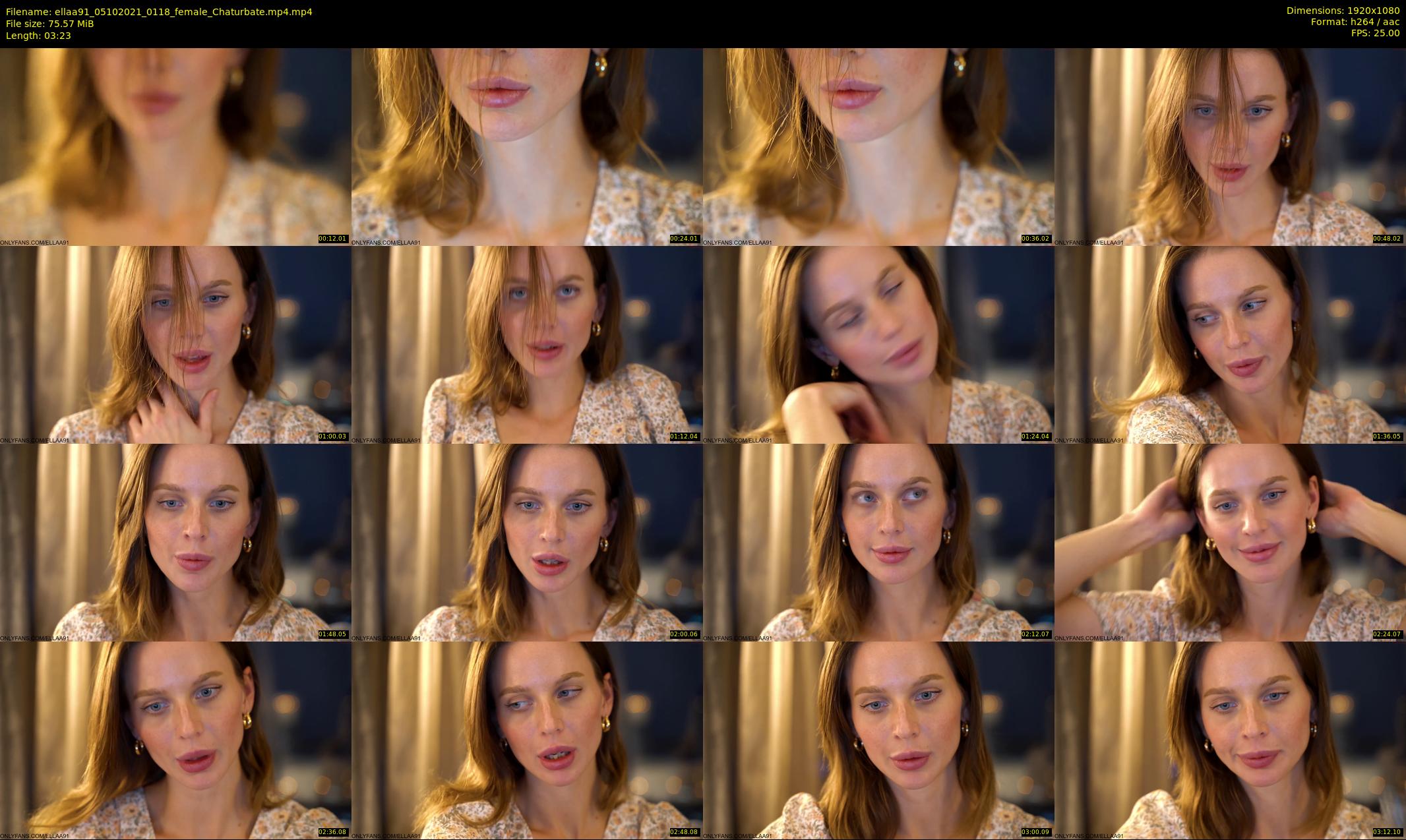 ellaa91 — 4 minute Chaturbate female cam show recording, 1080p, Oct 5, 2021