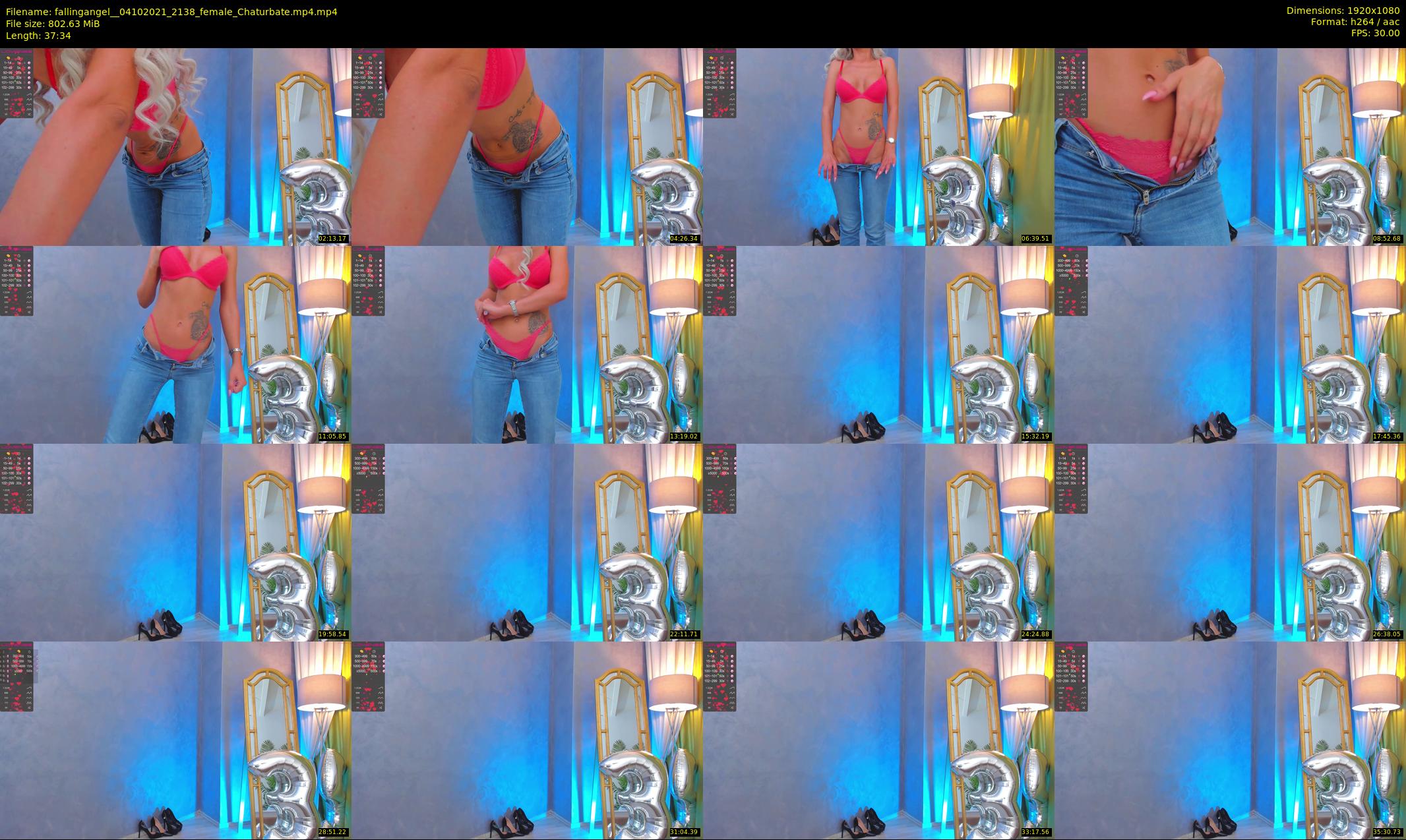 fallingangel_ — 38 minute Chaturbate female cam show recording, 1080p, Oct 4, 2021