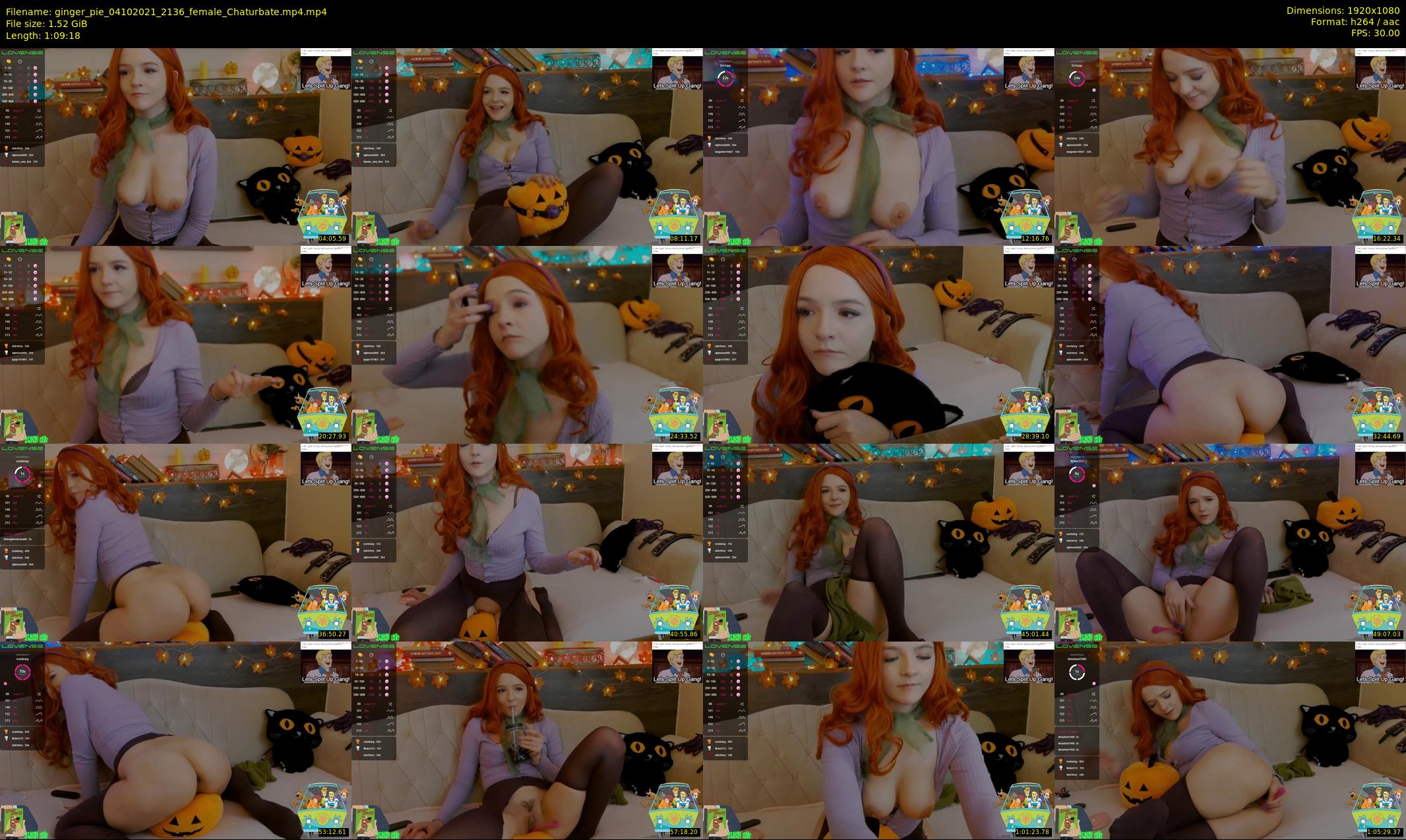 ginger_pie — 70 minute Chaturbate female cam show recording, 1080p, Oct 4, 2021