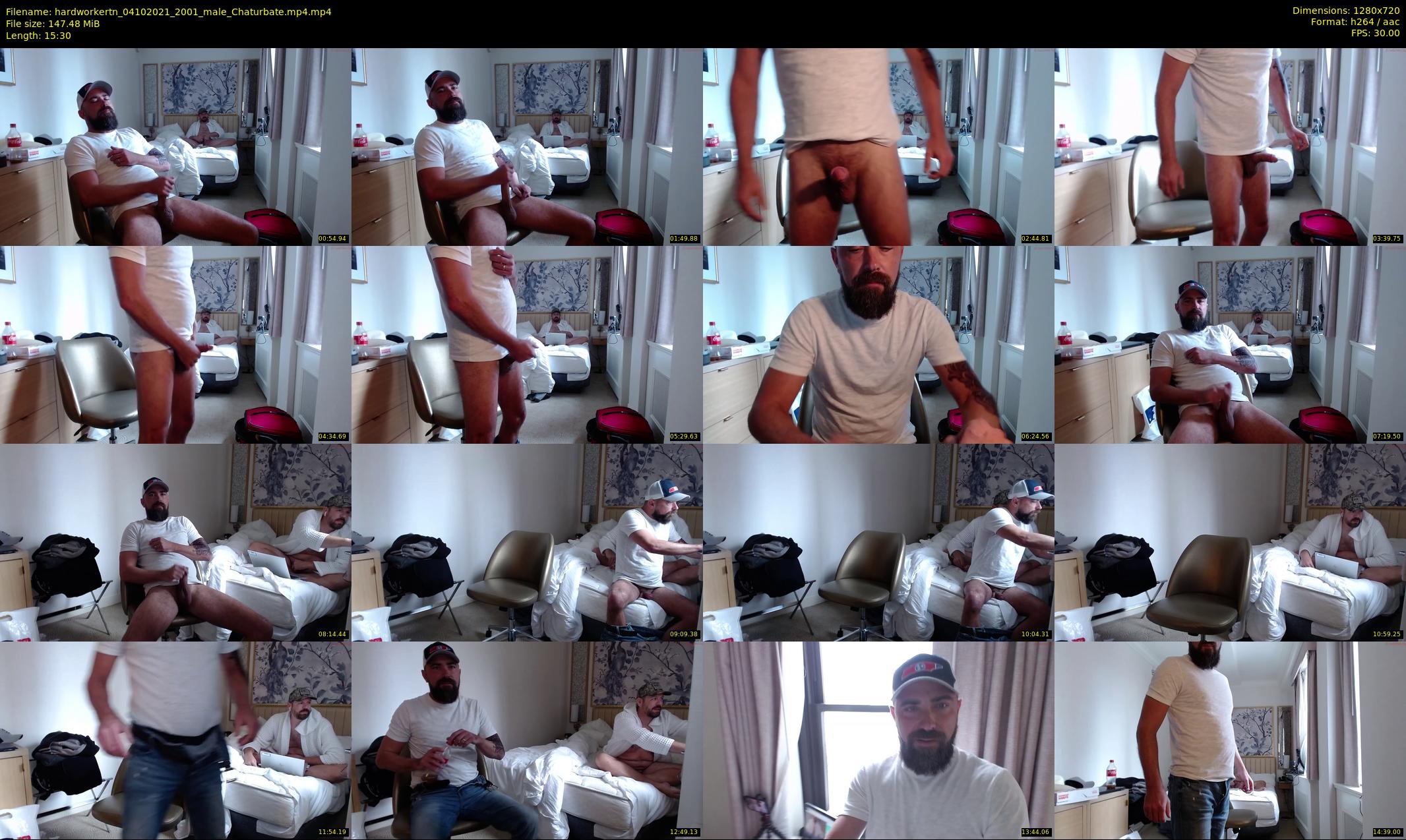 hardworkertn — 16 minute Chaturbate male cam show recording, 720p, Oct 4, 2021