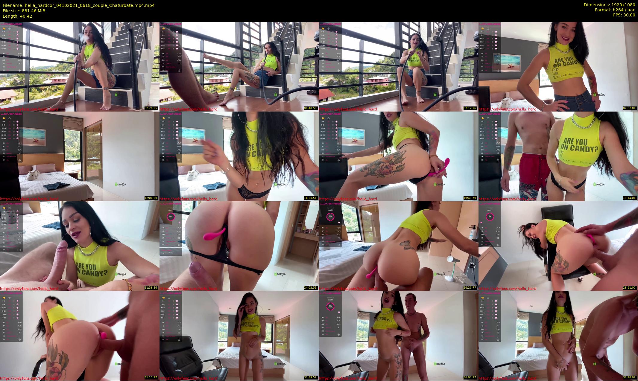 hella_hardcor — 41 minute Chaturbate female cam show recording, 1080p, Oct 4, 2021