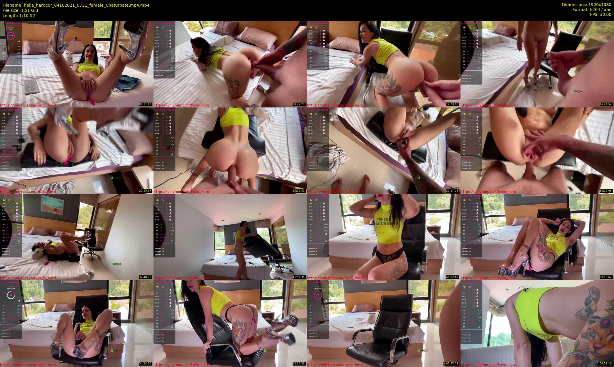 hella_hardcor — 71 minute Chaturbate female cam show recording, 1080p, Oct 4, 2021