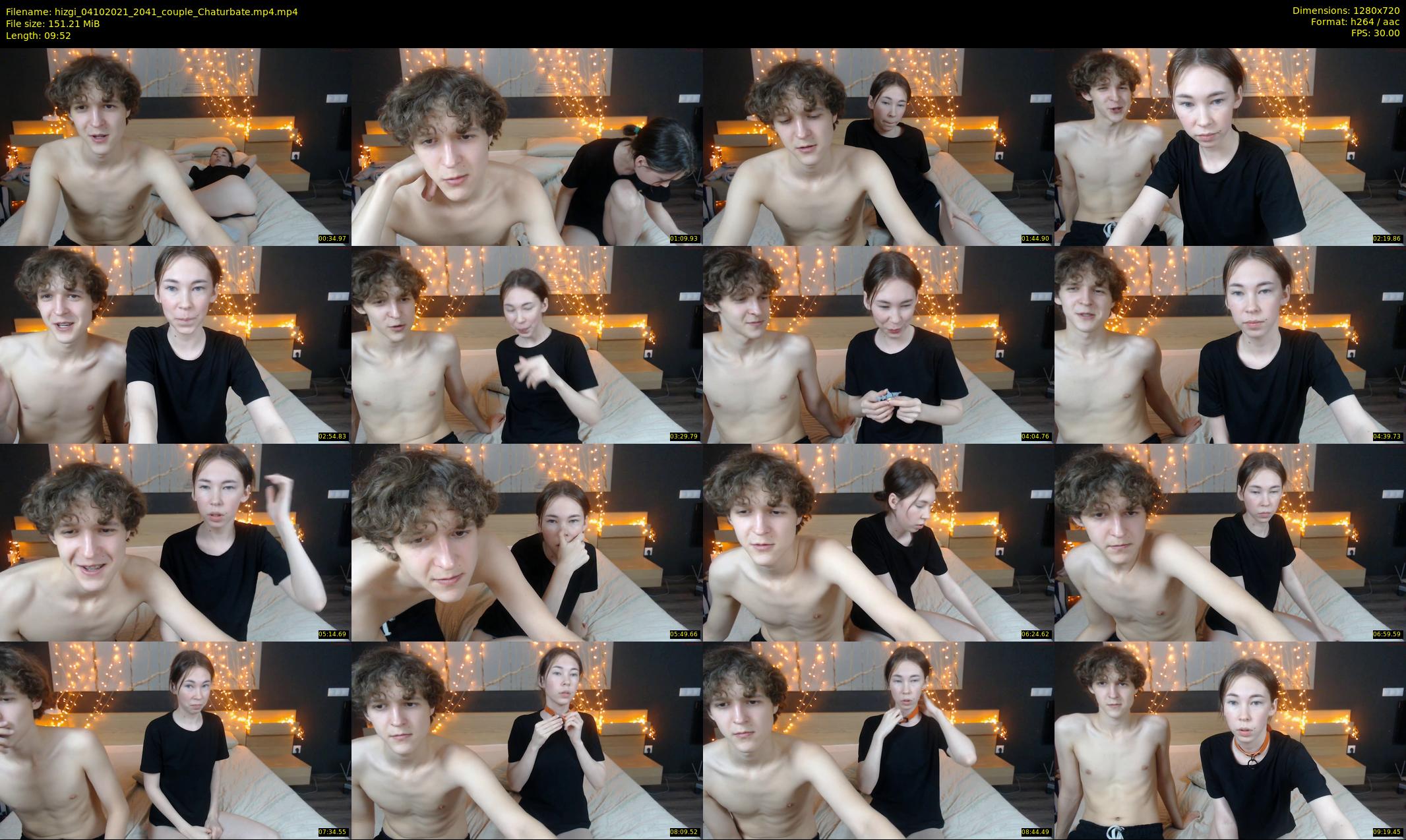 hizgi — 10 minute Chaturbate couple cam show recording, 720p, Oct 4, 2021