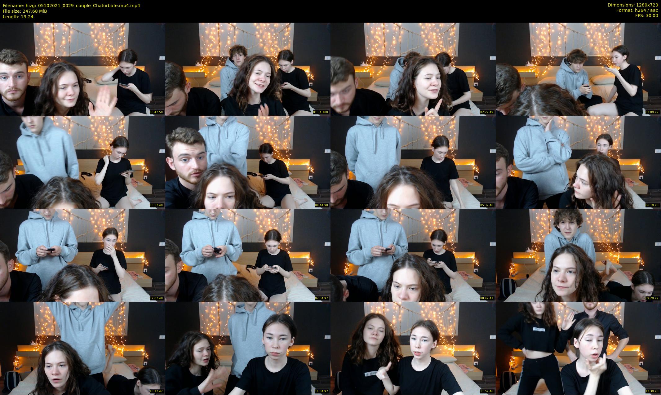 hizgi — 14 minute Chaturbate couple cam show recording, 720p, Oct 5, 2021