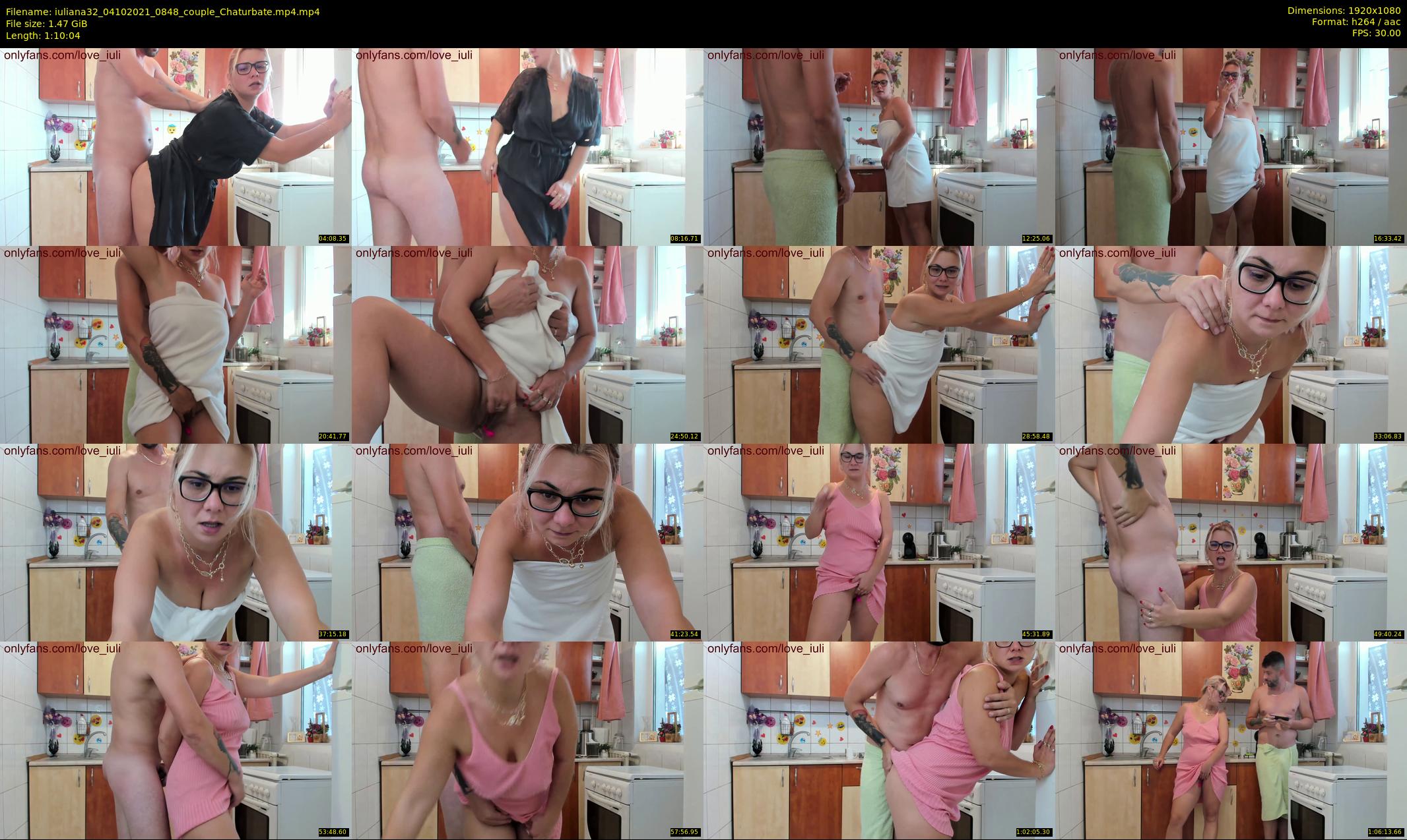 iuliana32 — 71 minute Chaturbate couple cam show recording, 1080p, Oct 4, 2021