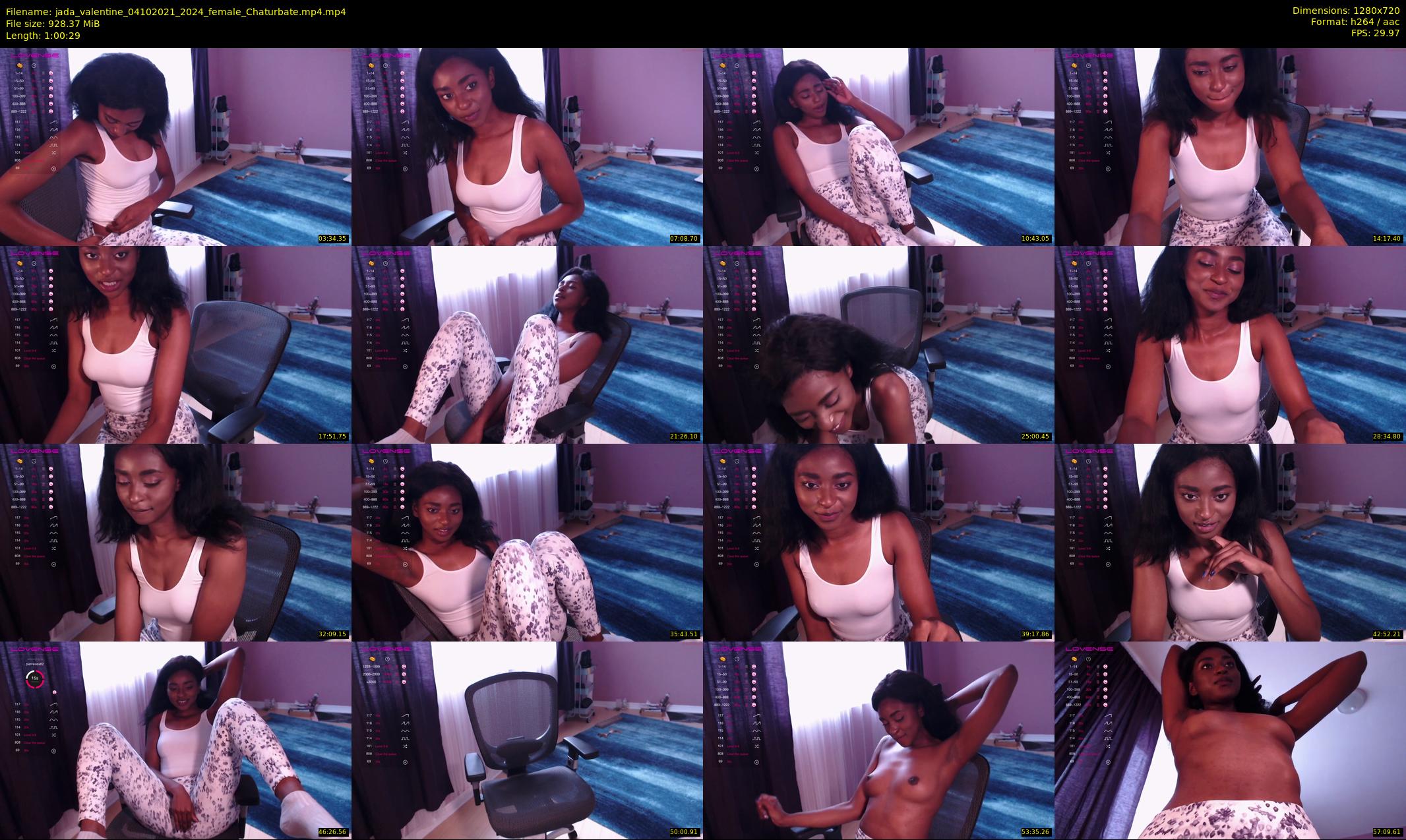 jada_valentine — 61 minute Chaturbate female cam show recording, 720p, Oct 4, 2021