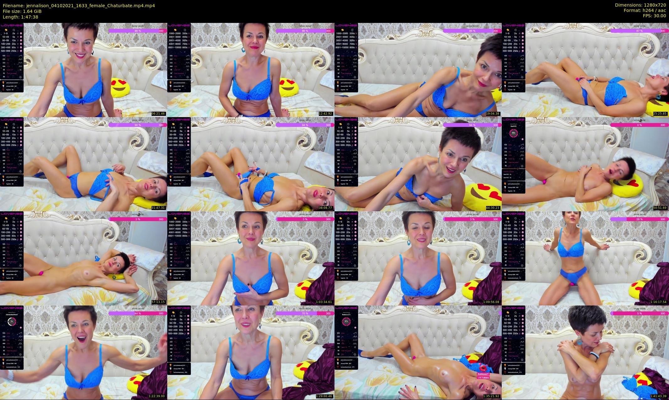 jennalison — 108 minute Chaturbate female cam show recording, 720p, Oct 4, 2021