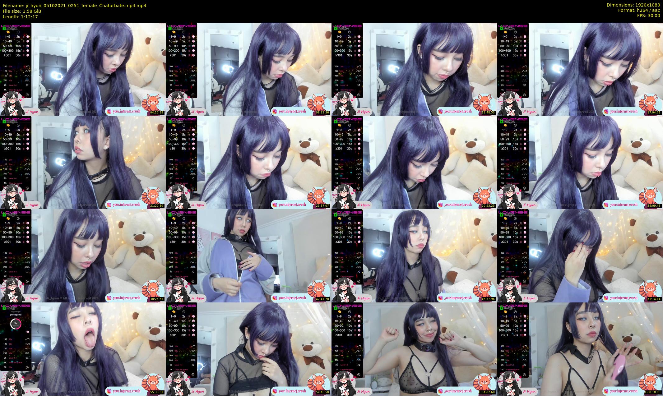 ji_hyun — 73 minute Chaturbate female cam show recording, 1080p, Oct 5, 2021