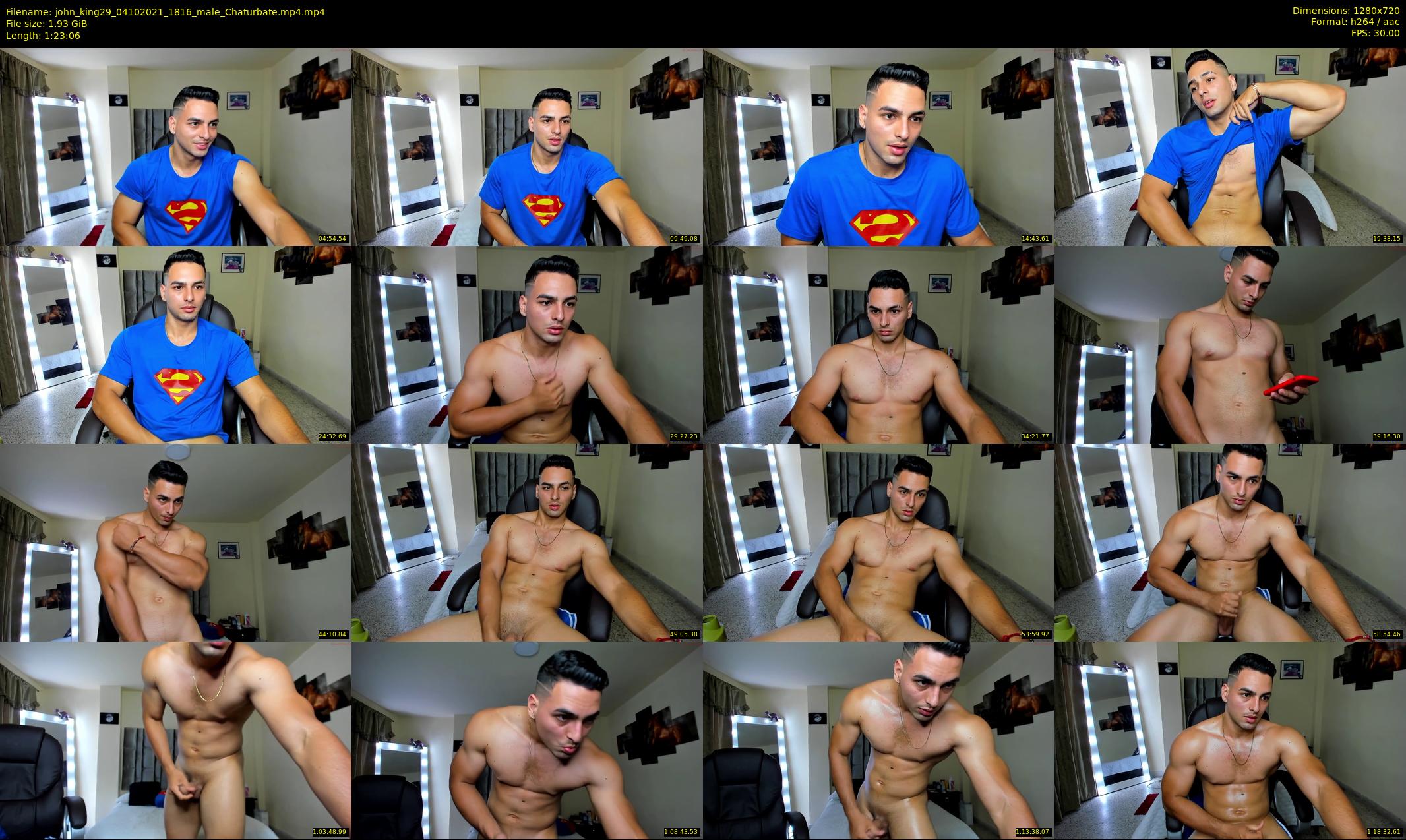 john_king29 — 84 minute Chaturbate male cam show recording, 720p, Oct 4, 2021