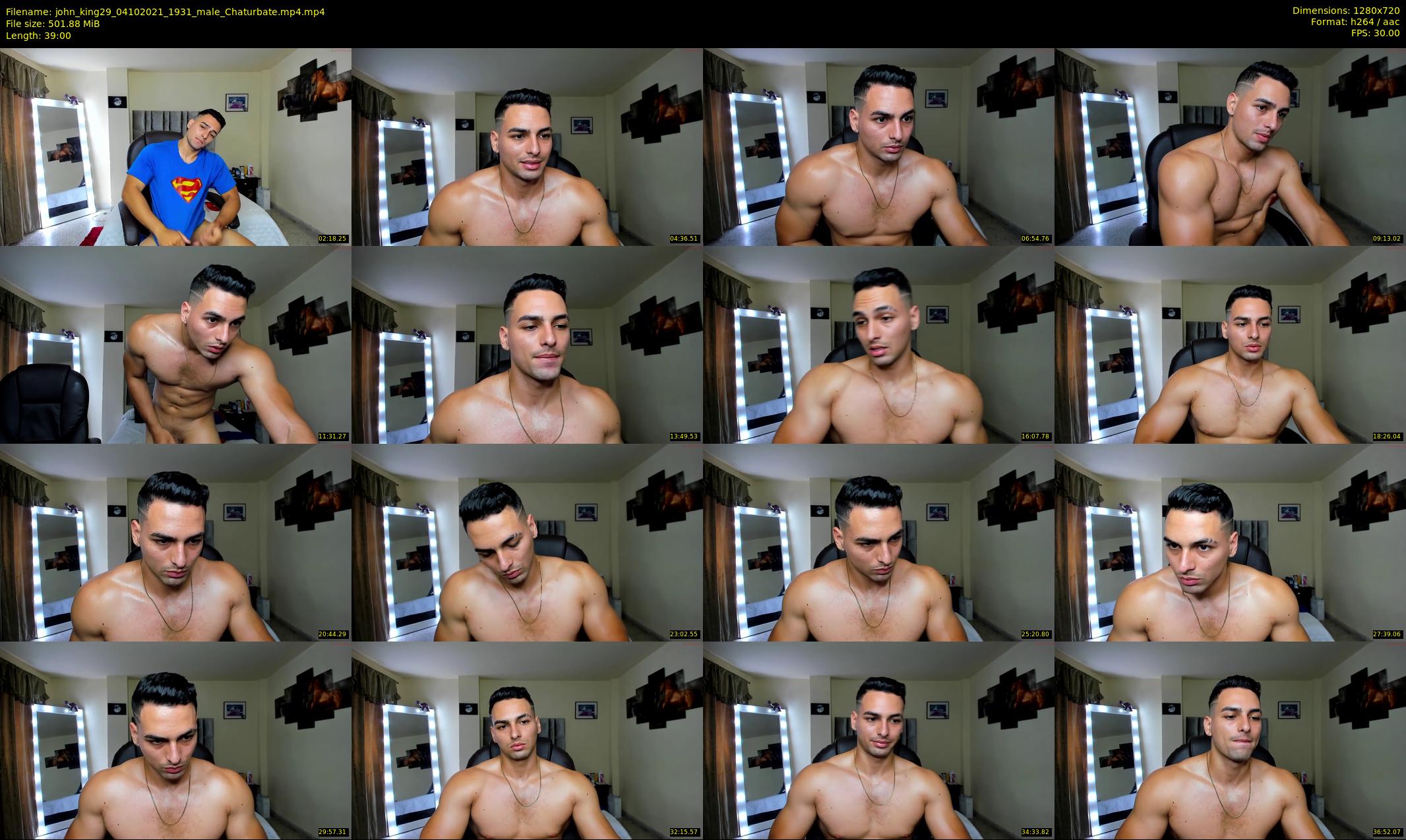 john_king29 — 39 minute Chaturbate male cam show recording, 720p, Oct 4, 2021