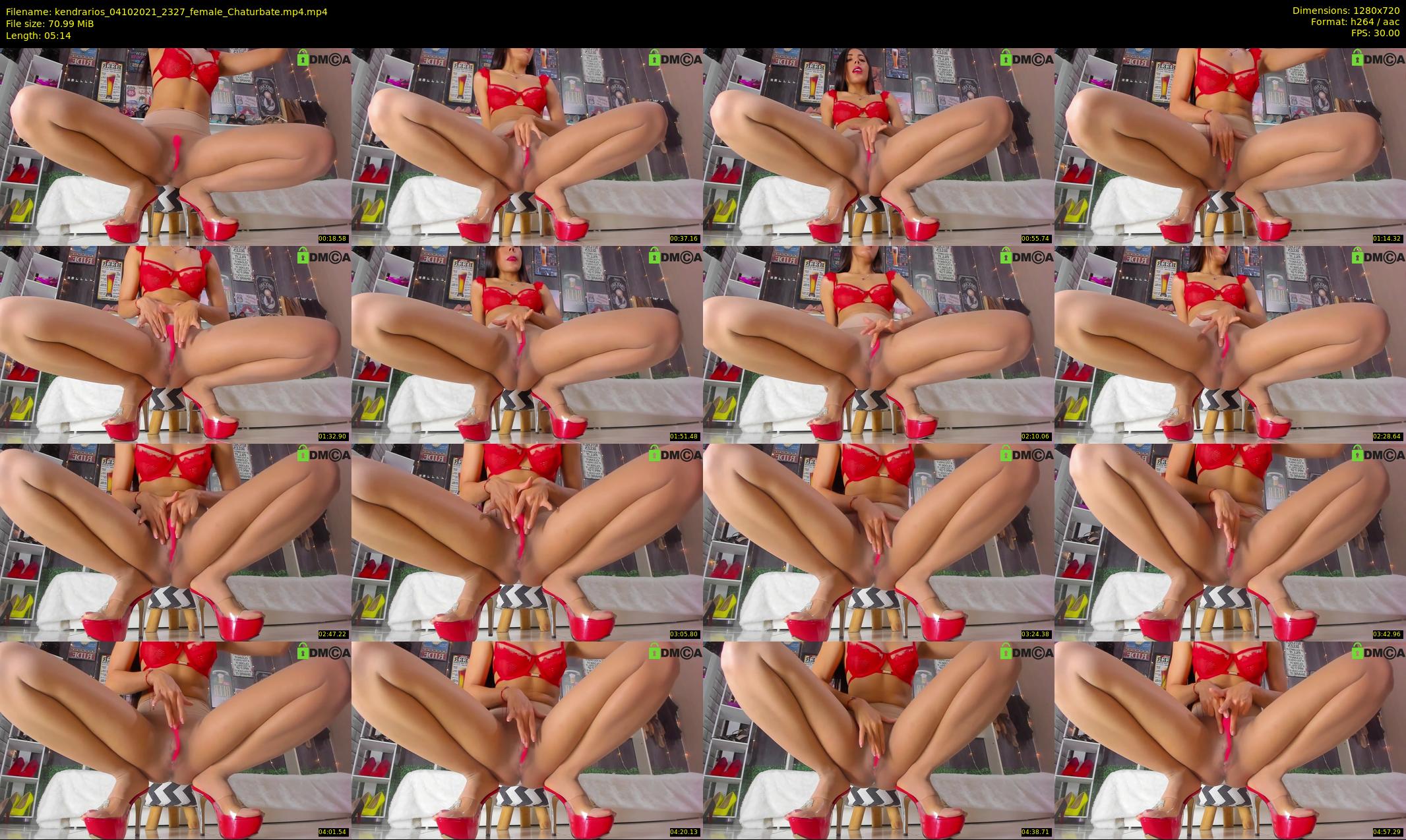 kendrarios — 6 minute Chaturbate female cam show recording, 720p, Oct 4, 2021