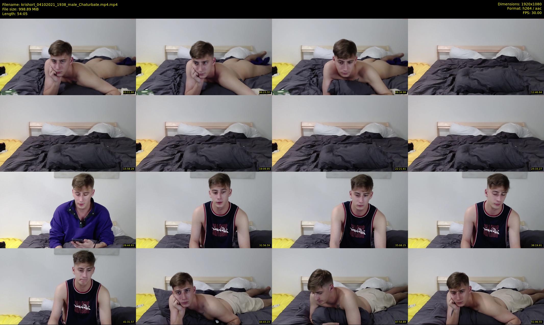 krishort — 55 minute Chaturbate male cam show recording, 1080p, Oct 4, 2021