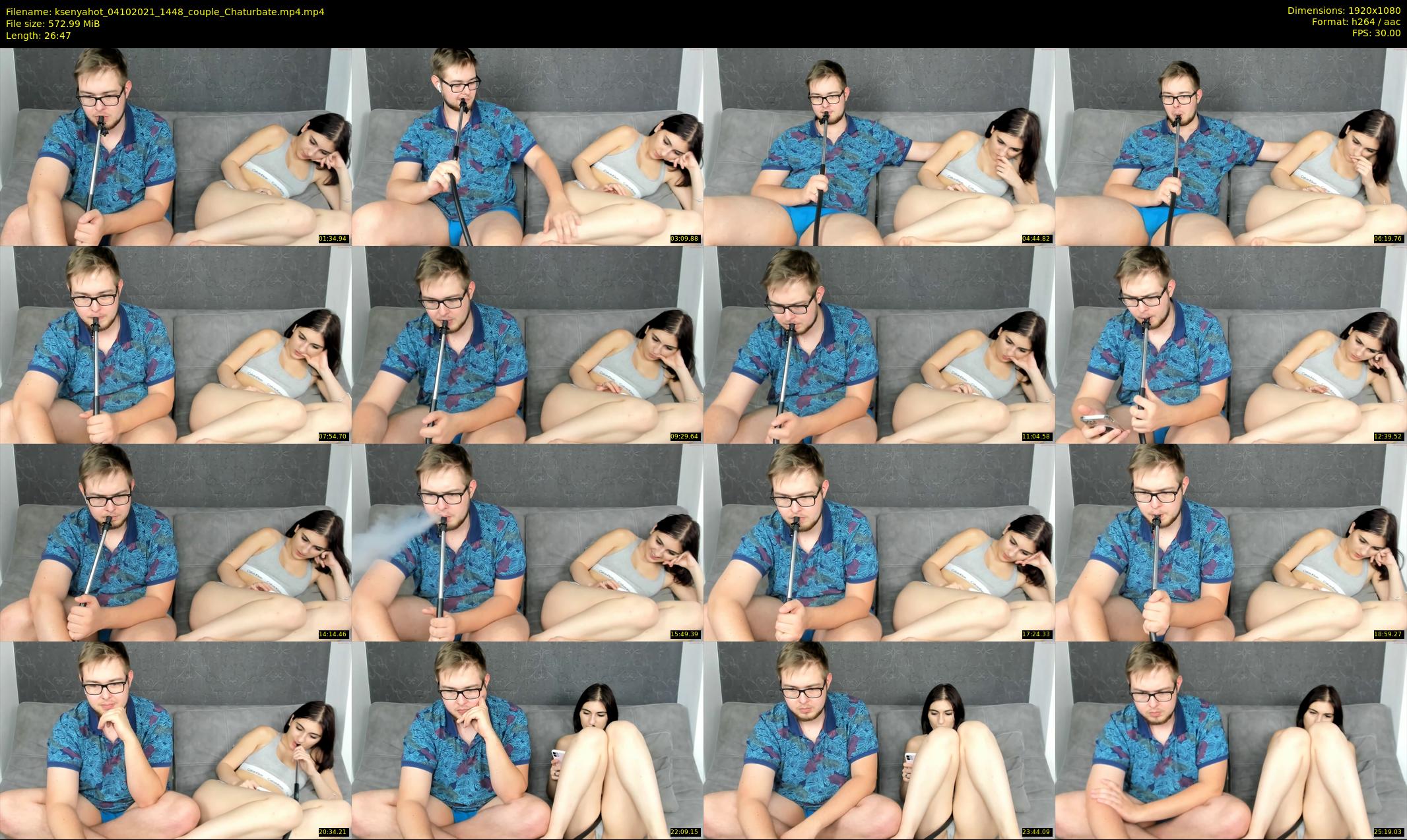 ksenyahot — 27 minute Chaturbate couple cam show recording, 1080p, Oct 4, 2021