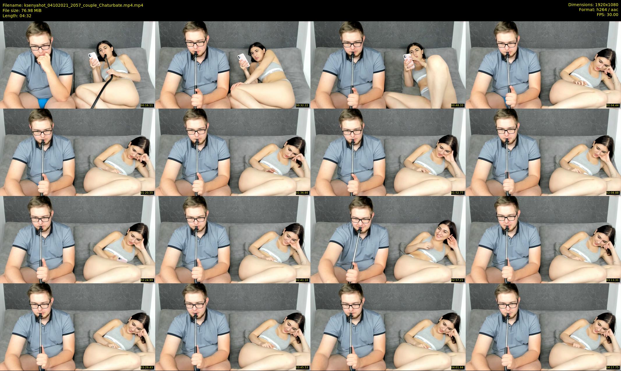 ksenyahot — 5 minute Chaturbate couple cam show recording, 1080p, Oct 4, 2021